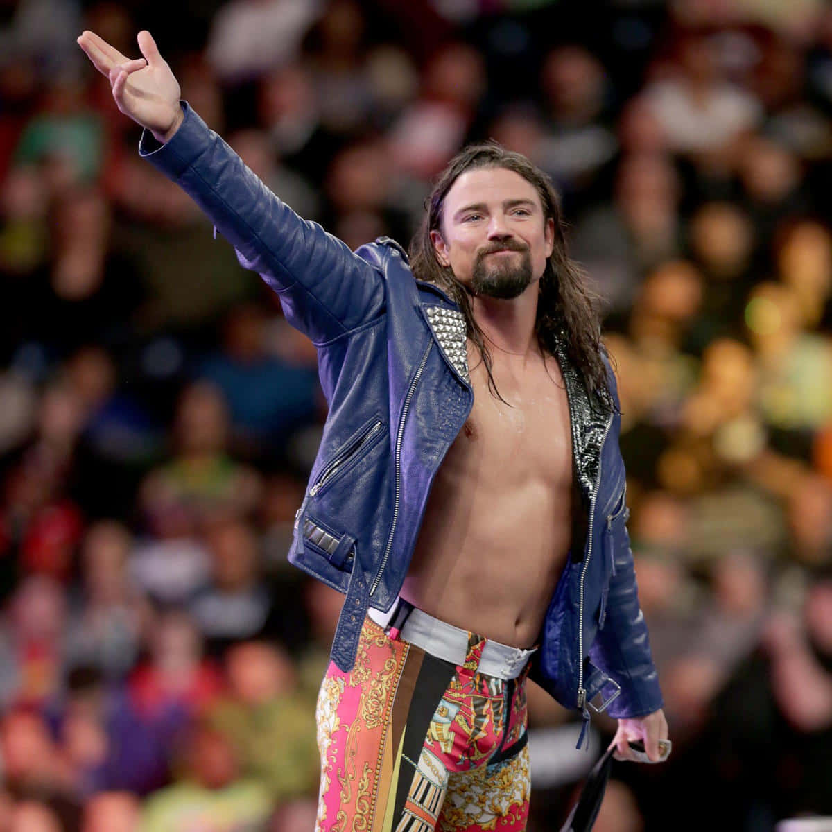 Brian Kendrick, wrestling ring, arena lights, SD Desktop Wallpaper