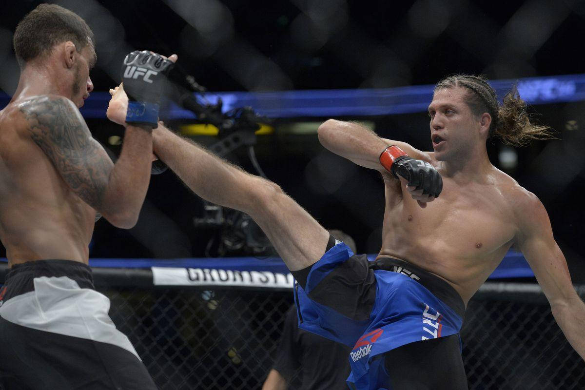 Brian Ortega, MMA fighters, octagon, SD Desktop Wallpaper