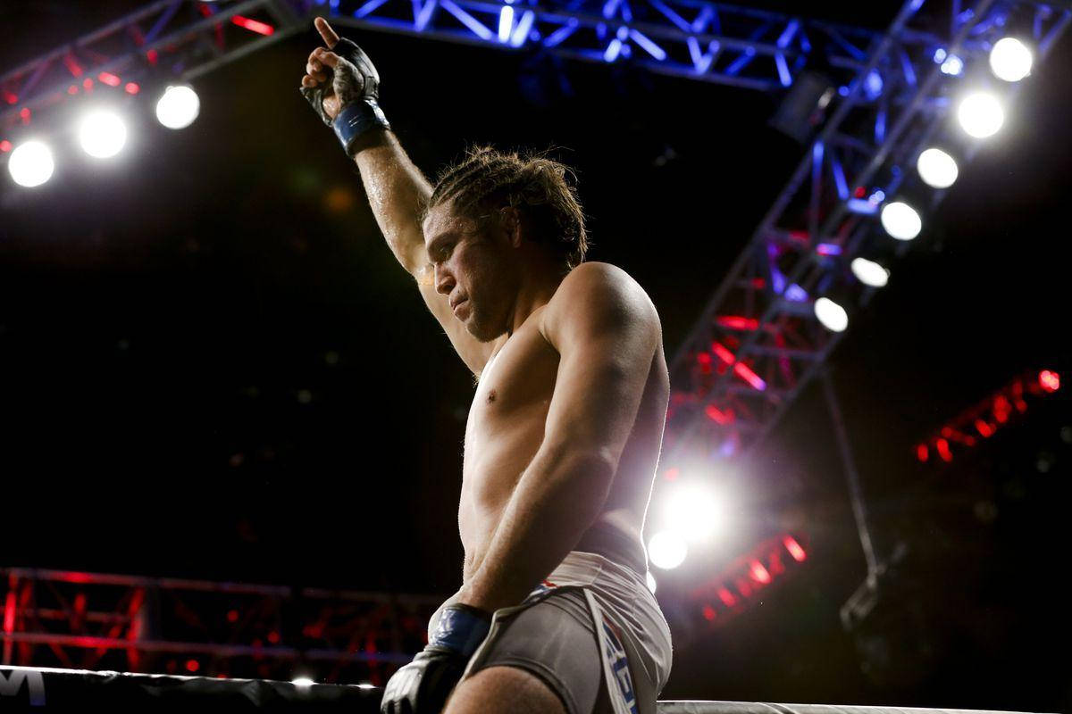Brian Ortega, octagon, arena lights, SD Desktop Wallpaper