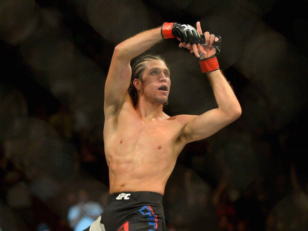 Brian Ortega, UFC shorts, gloved fists, SD Desktop Wallpaper