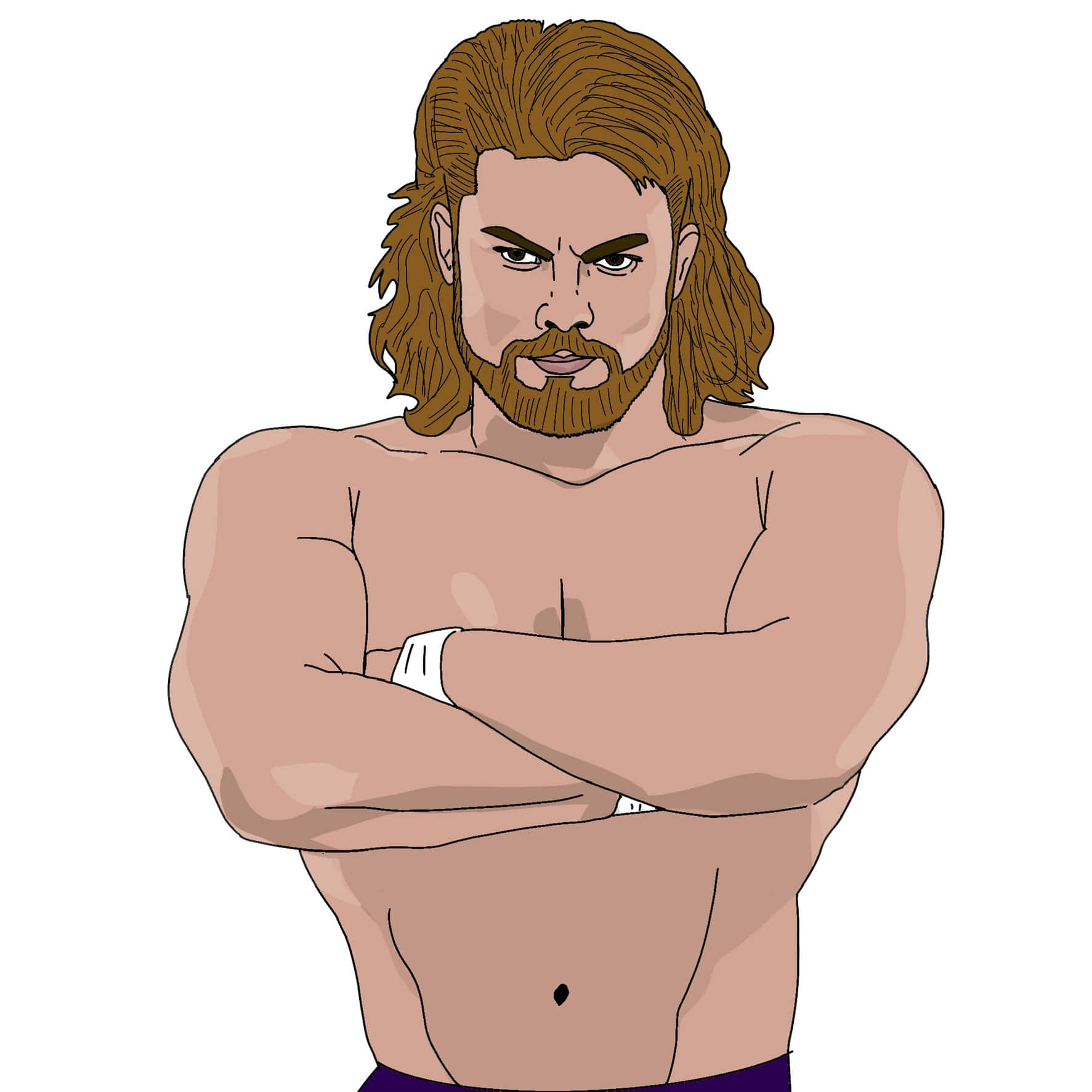 Brian Pillman, wrestler, white wristband, HD Desktop Wallpaper