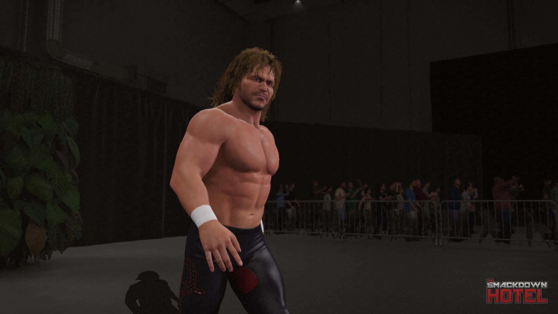 Brian Pillman, wrestler, dimly lit arena, Full HD Desktop Wallpaper