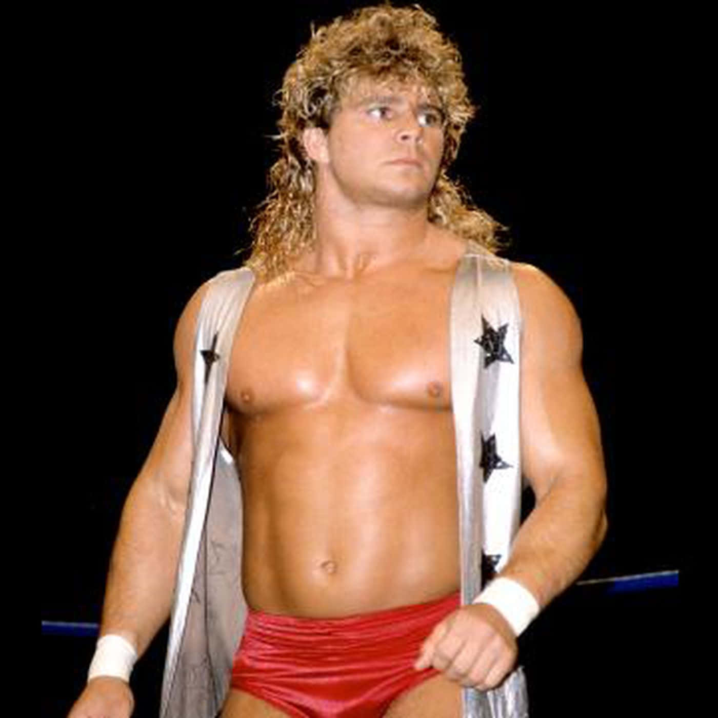 Brian Pillman, red trunks, silver star-adorned robe, HD Desktop Wallpaper