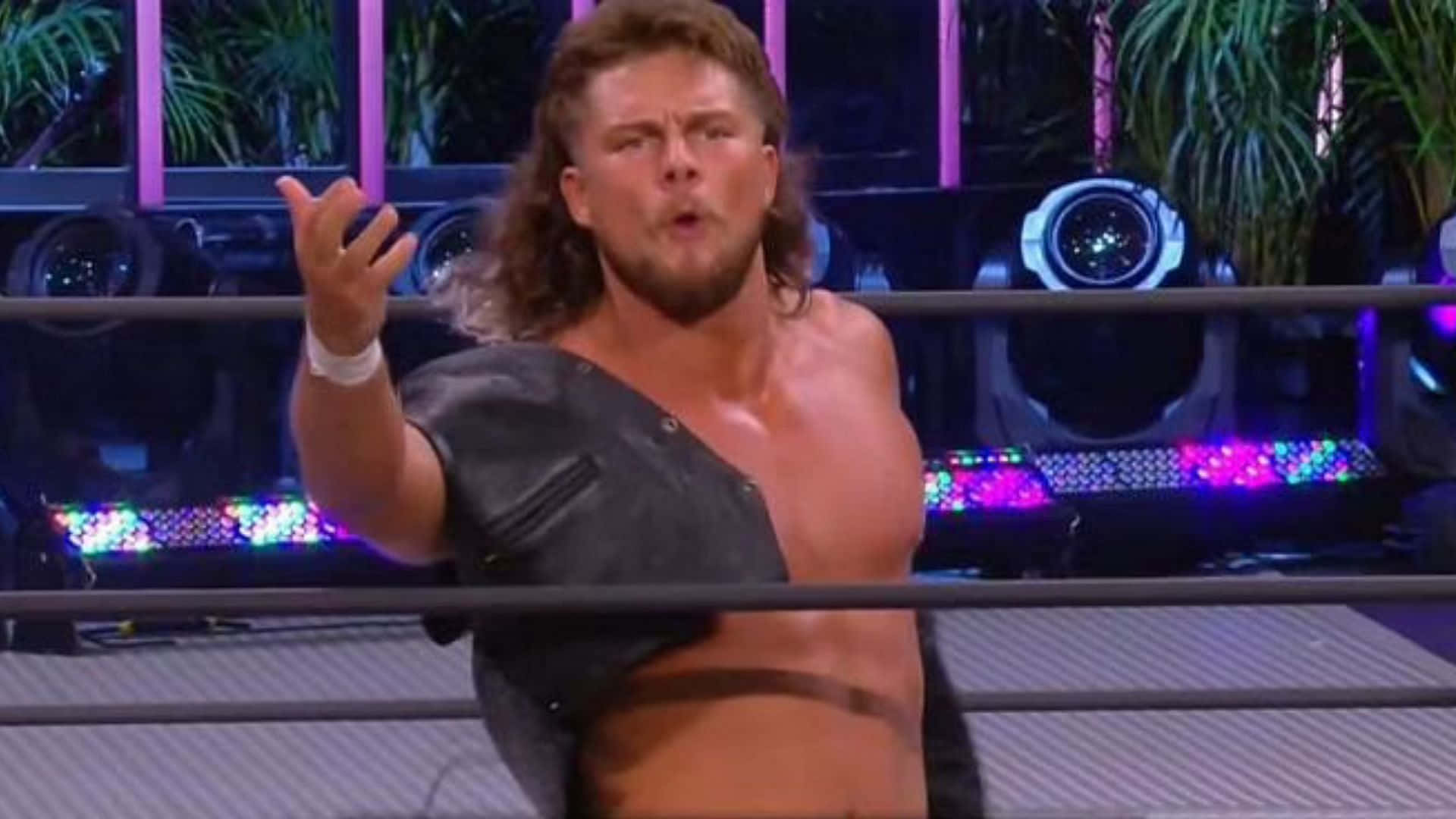 Brian Pillman, ring, vibrant purple, Full HD Desktop Wallpaper
