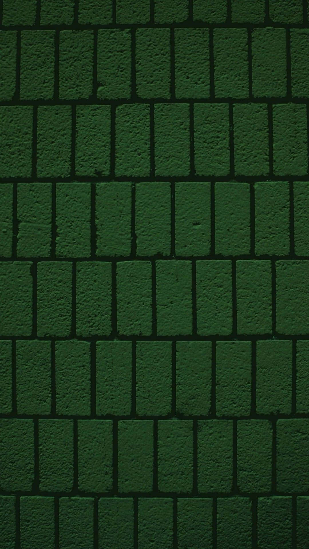dark green, textured bricks, repeating pattern, Full HD Phone Wallpaper