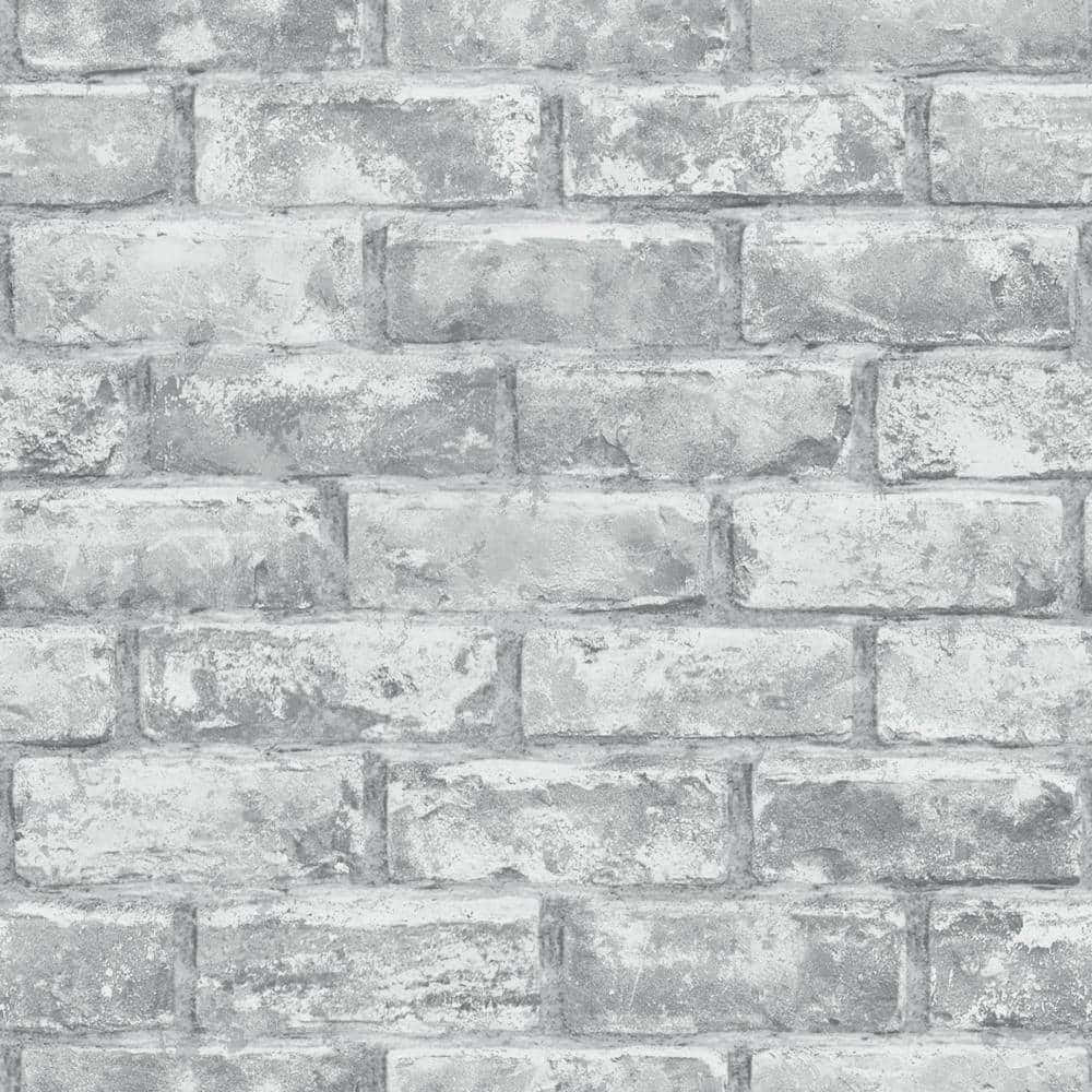 Brisk Wall, gray color, weathered gray bricks, SD Desktop Wallpaper