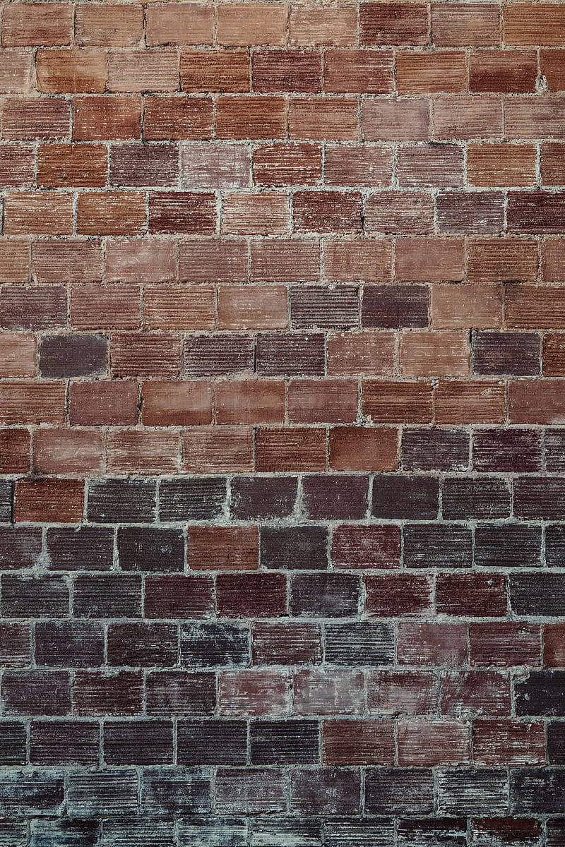 brick texture, weathered brick wall, earthy tones, SD Phone Wallpaper