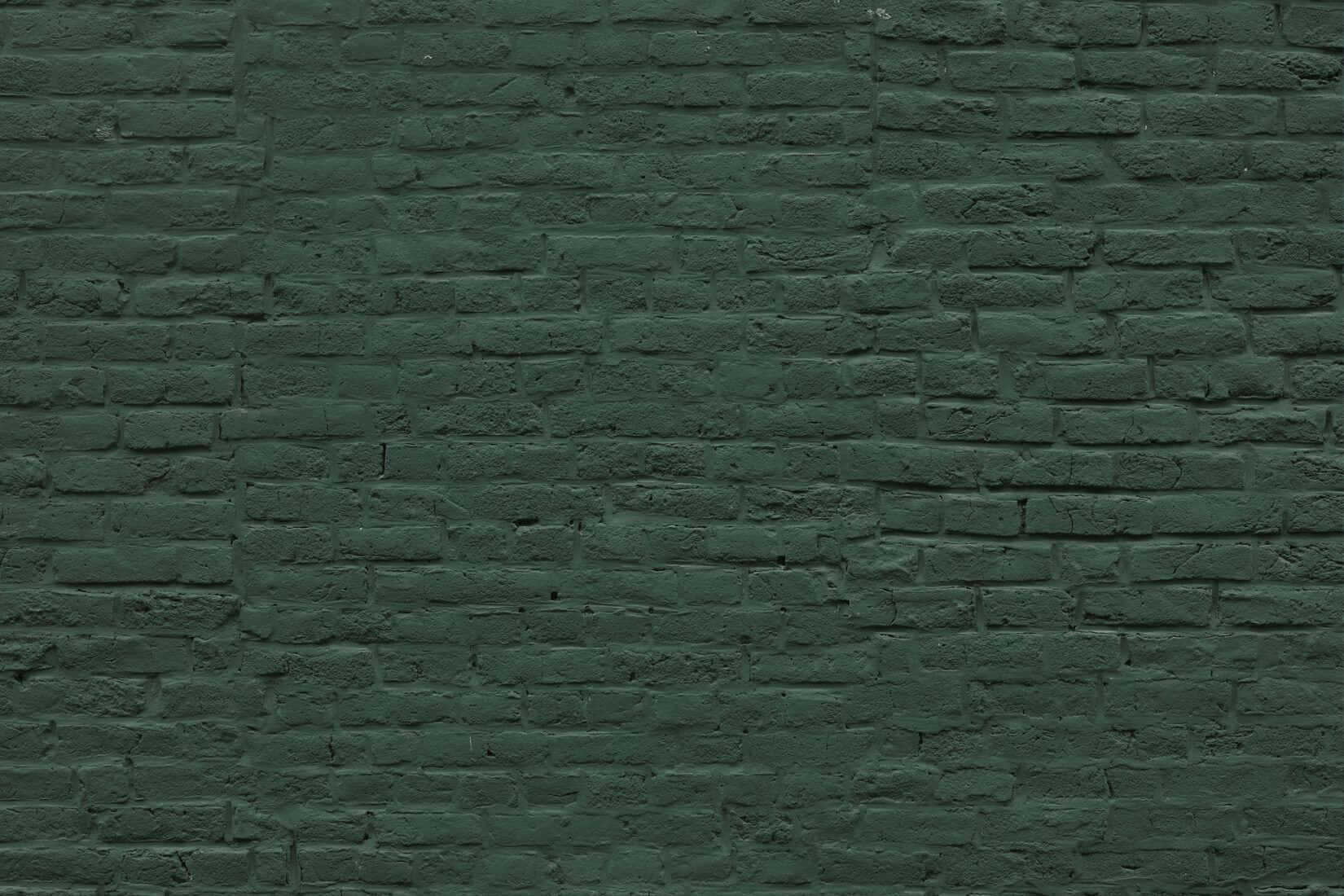 deep forest green, textured brick wall, mortar lines, HD Desktop Wallpaper