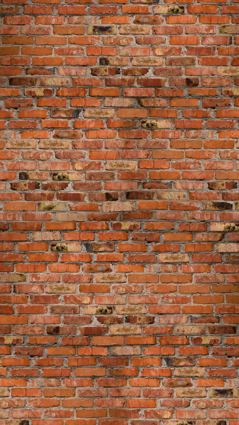 exposed stained brick wall, weathered red brick wall, varied tones, HD Phone Wallpaper