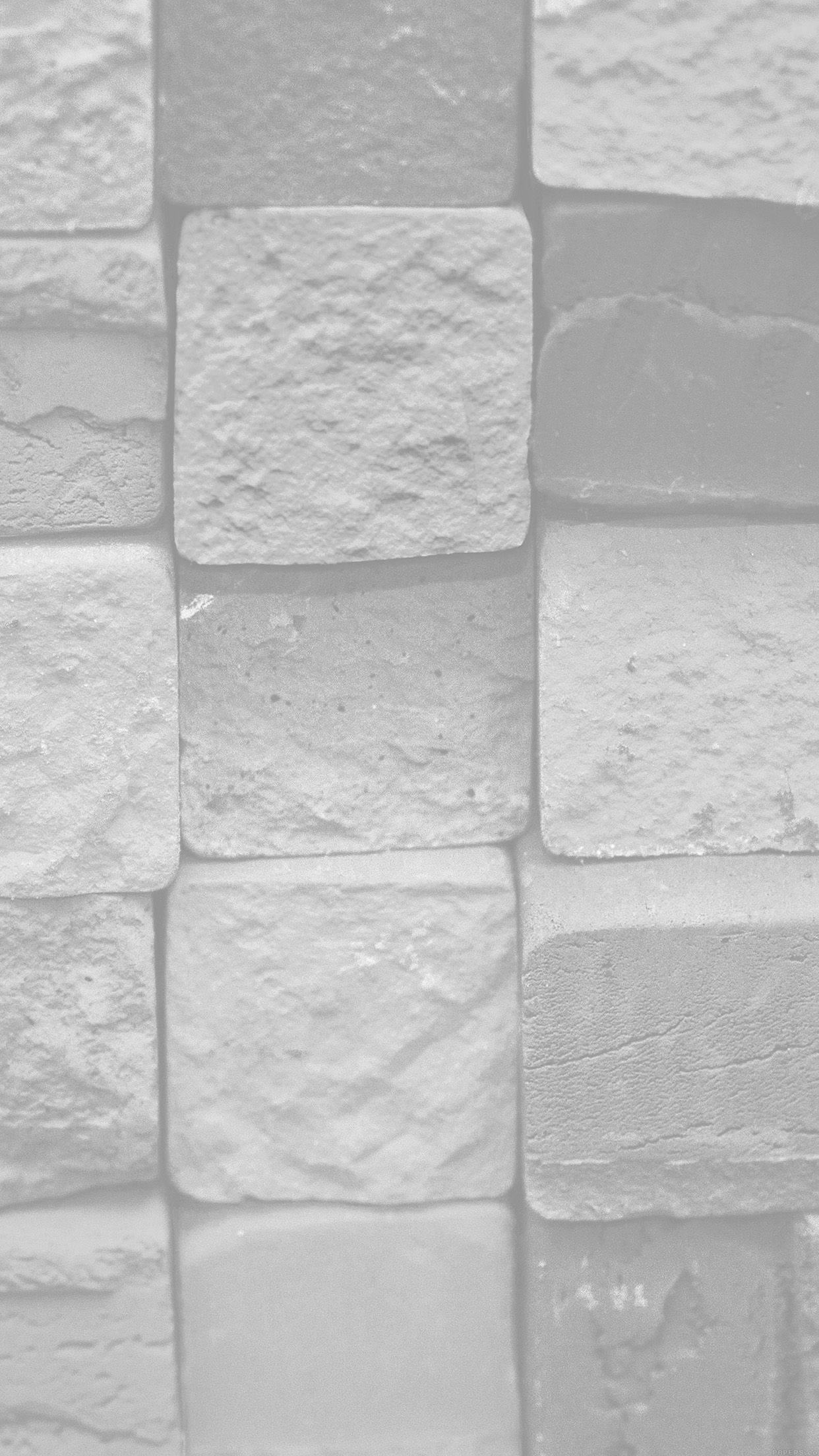 white color brick wall, textured stone blocks, staggered grid pattern, Full HD Phone Wallpaper