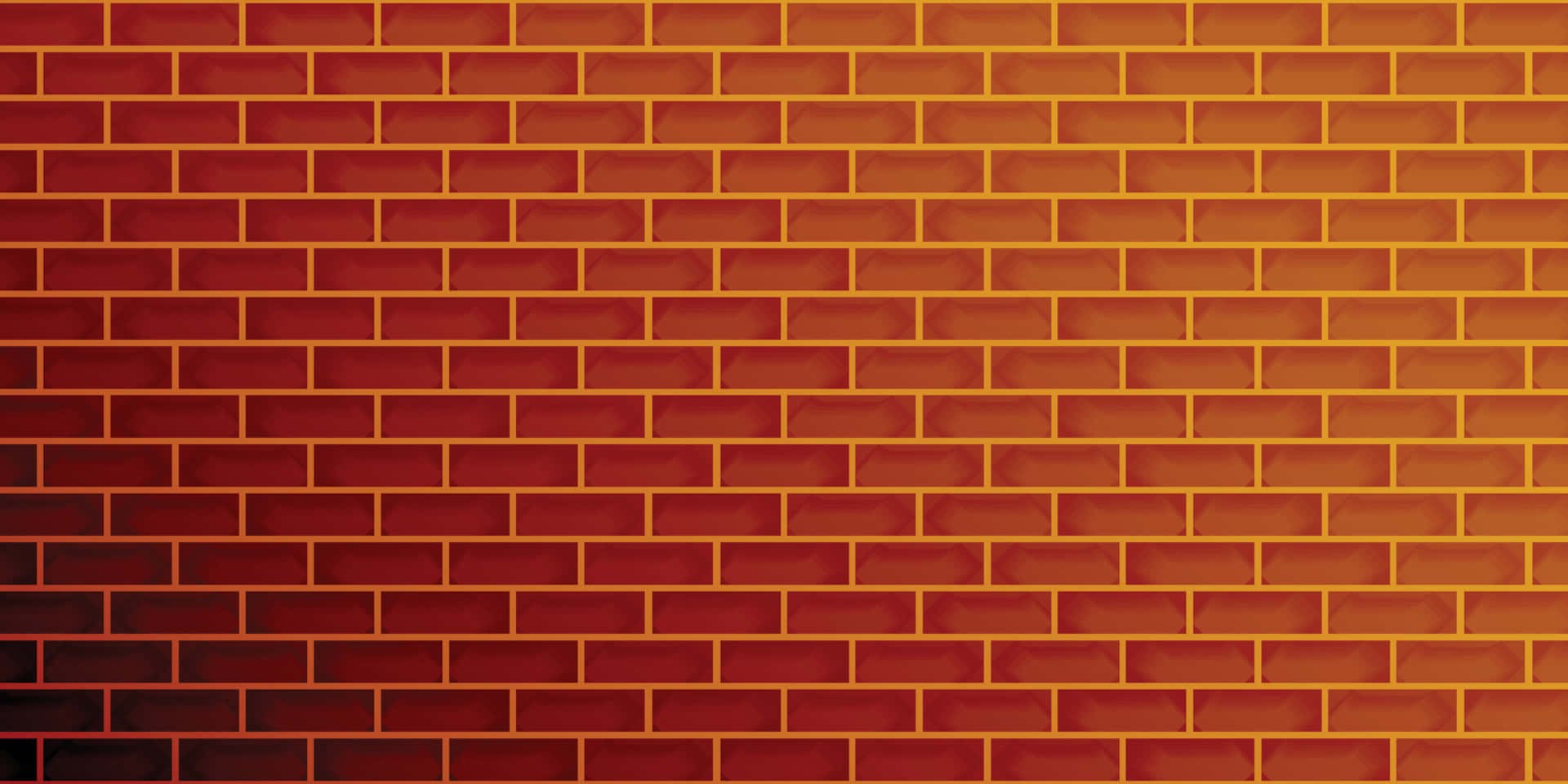 brisk wall, deep red, warm orange, Full HD Desktop Wallpaper
