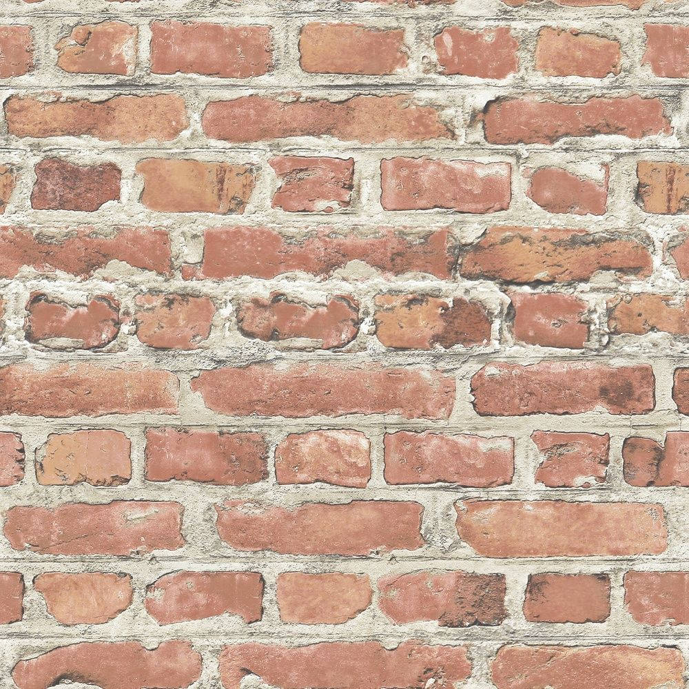 red brick, weathered, cracked white mortar, SD Desktop Wallpaper