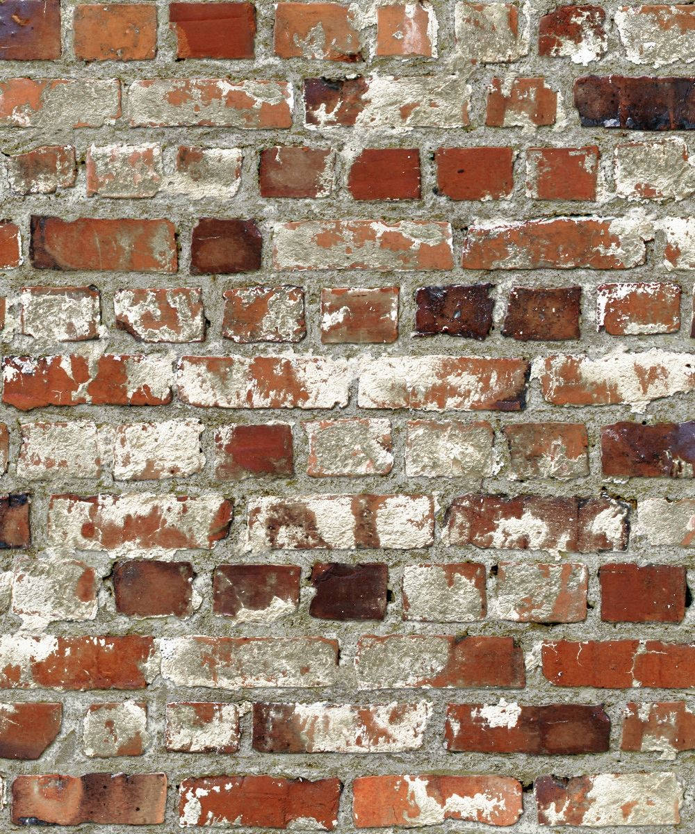 loft, brick wall, weathered red brick, SD Phone Wallpaper