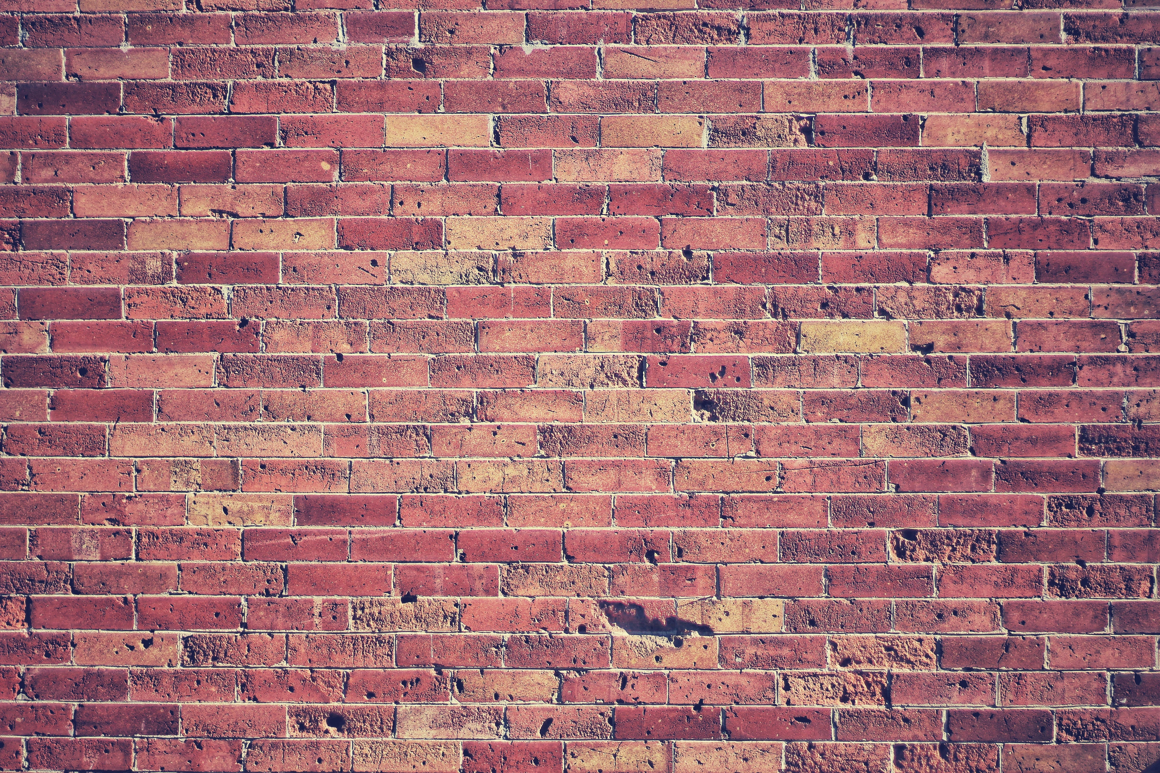 old common bricks, aged, stacked bricks, 4K Desktop Wallpaper
