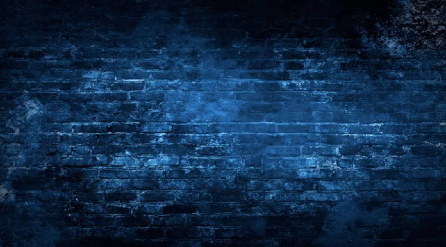 Brick, dark color, moody blue light, HD Desktop Wallpaper