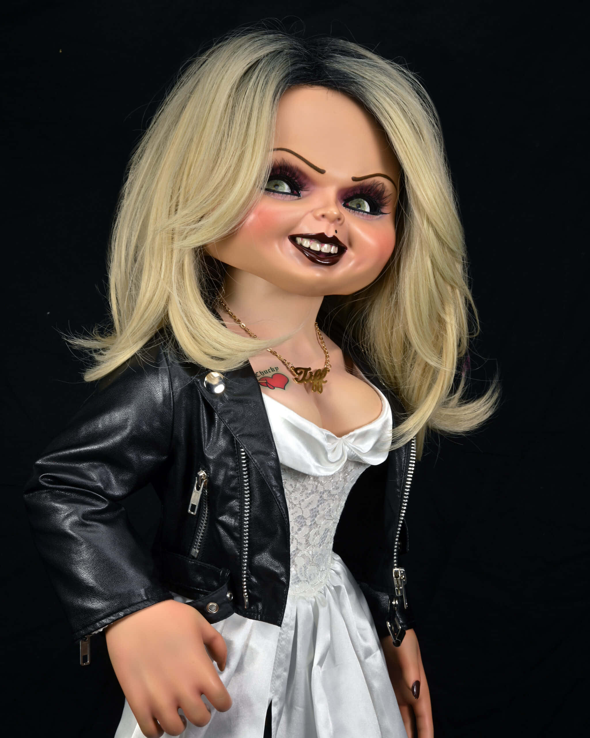 Bride of Chucky, doll, blonde hair, 2K Phone Wallpaper