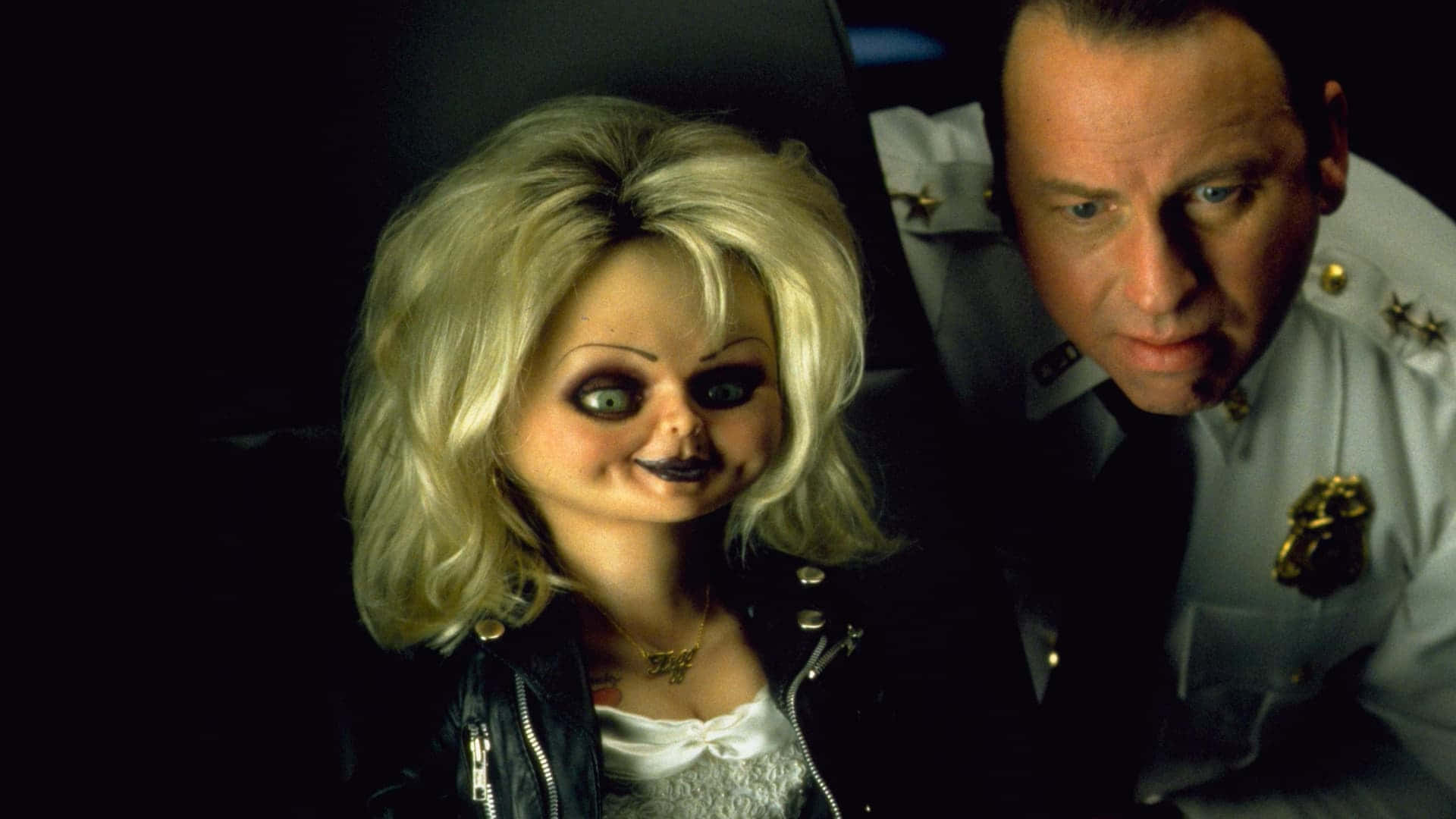Bride of Chucky, officer, blonde doll, Full HD Desktop Wallpaper