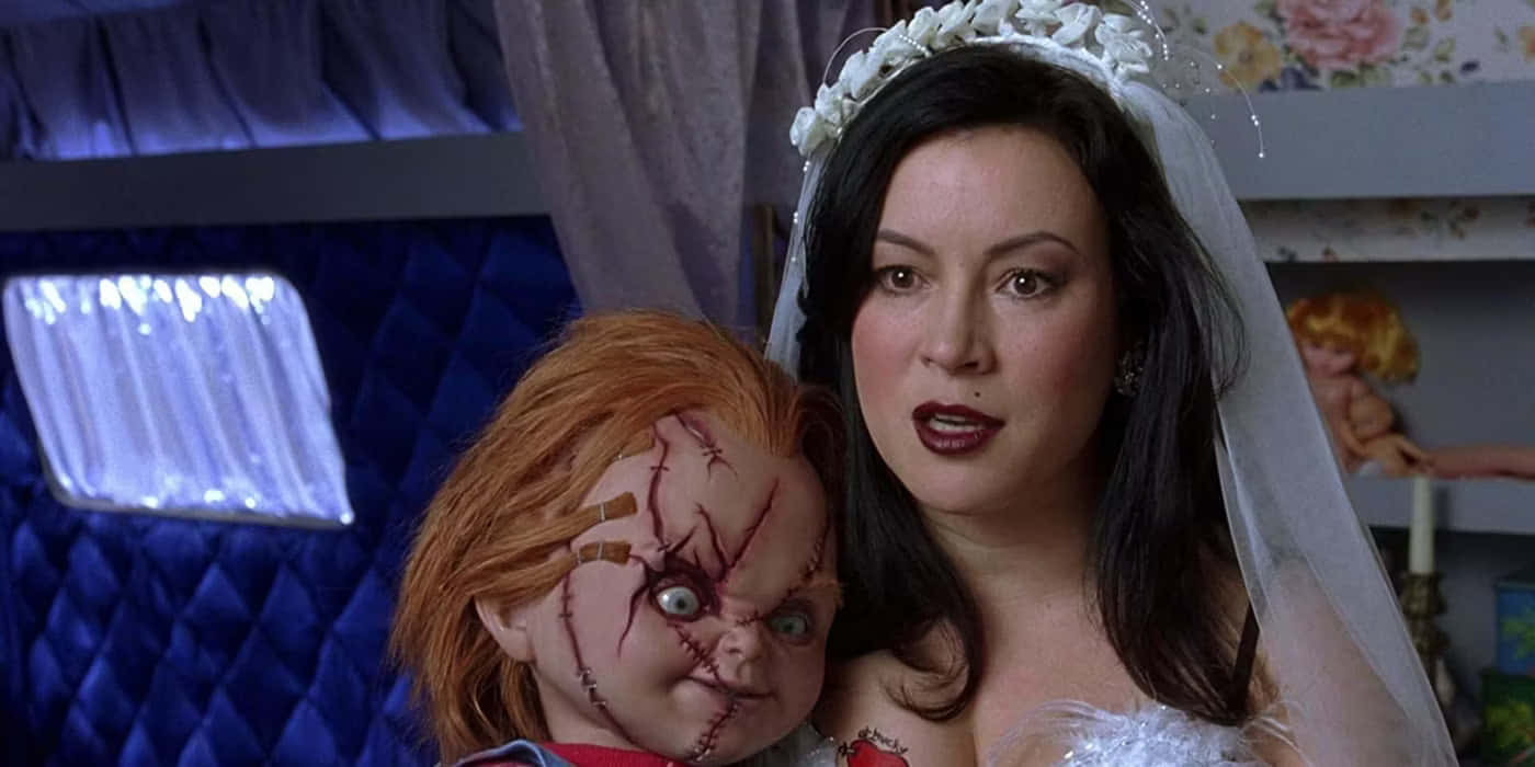 Bride of Chucky, stitched doll, red hair, HD Desktop Wallpaper