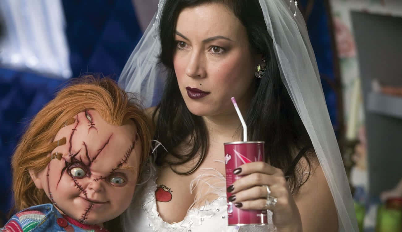 Bride of Chucky, doll companion, white veil, HD Desktop Wallpaper