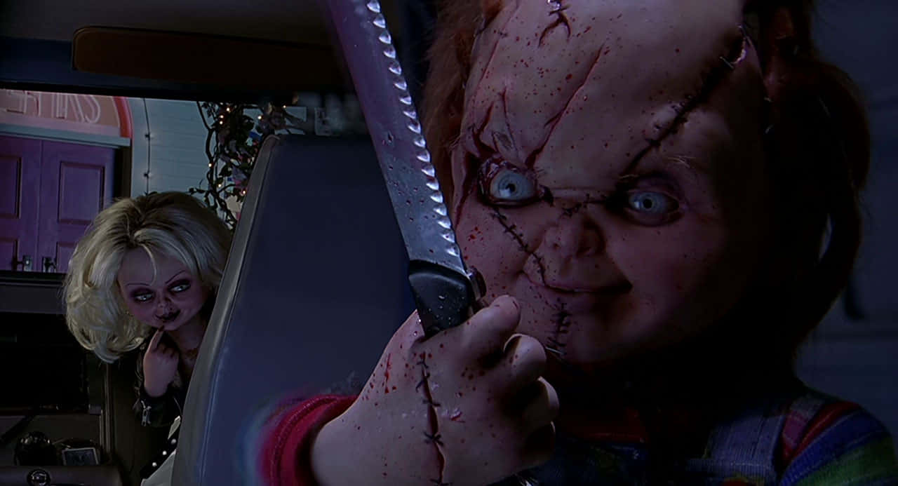 Bride of Chucky, doll, stitched face, HD Desktop Wallpaper