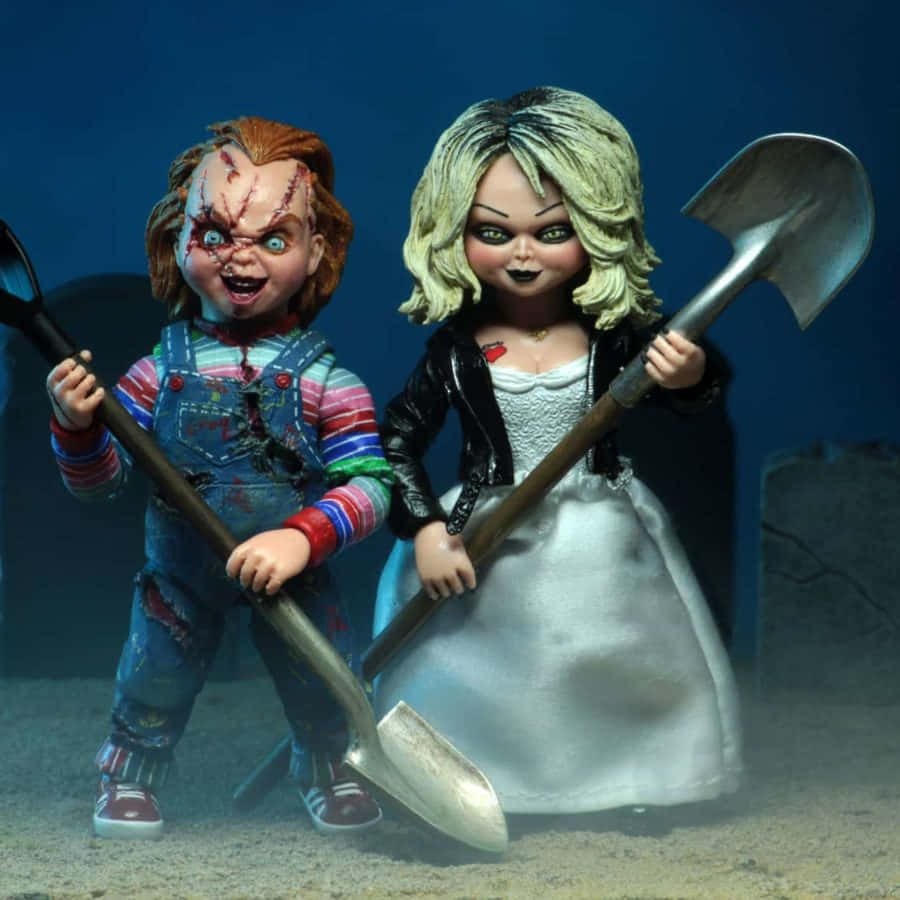 Chucky, Bride of Chucky, shovel, SD Desktop Wallpaper