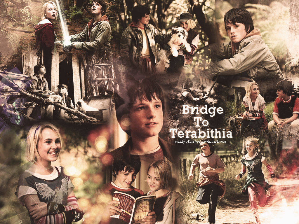 Bridge To Terabithia, children, forest settings, SD Desktop Wallpaper