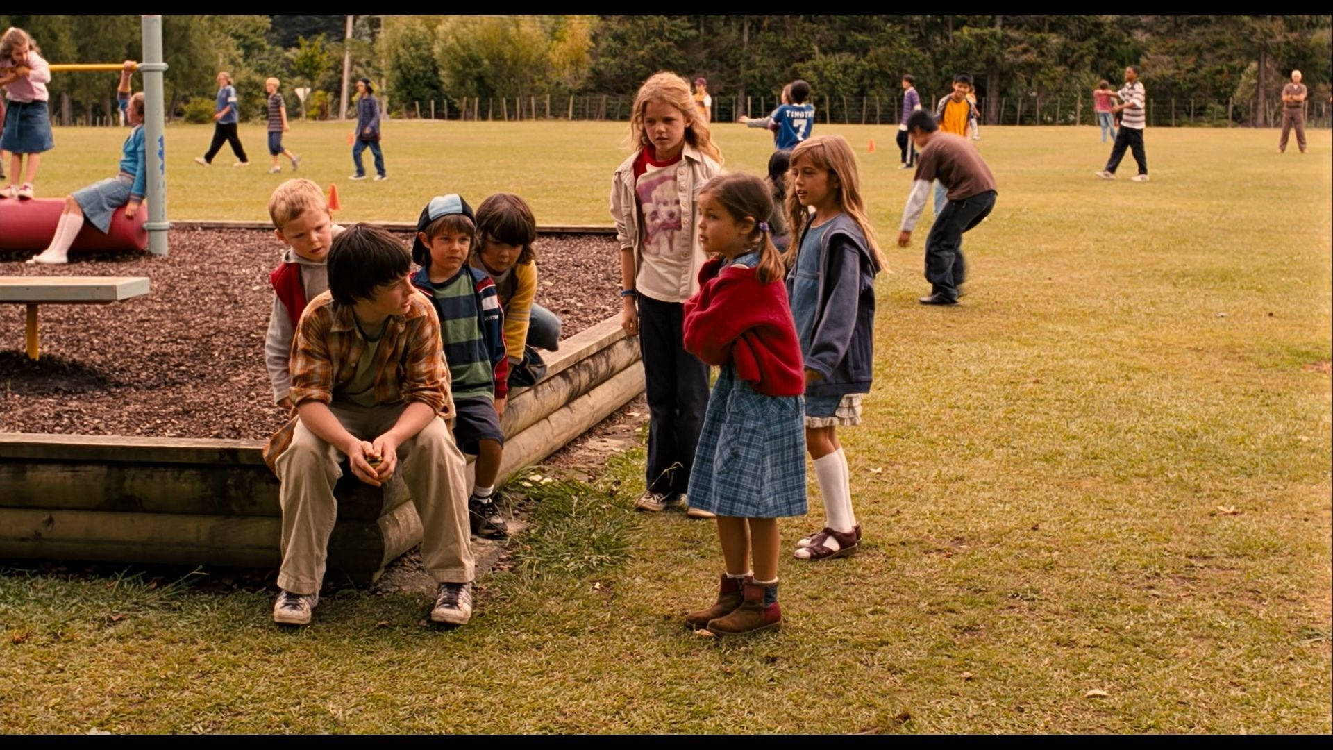 Bridge To Terabithia, school playground, wooden structures, Full HD Desktop Wallpaper