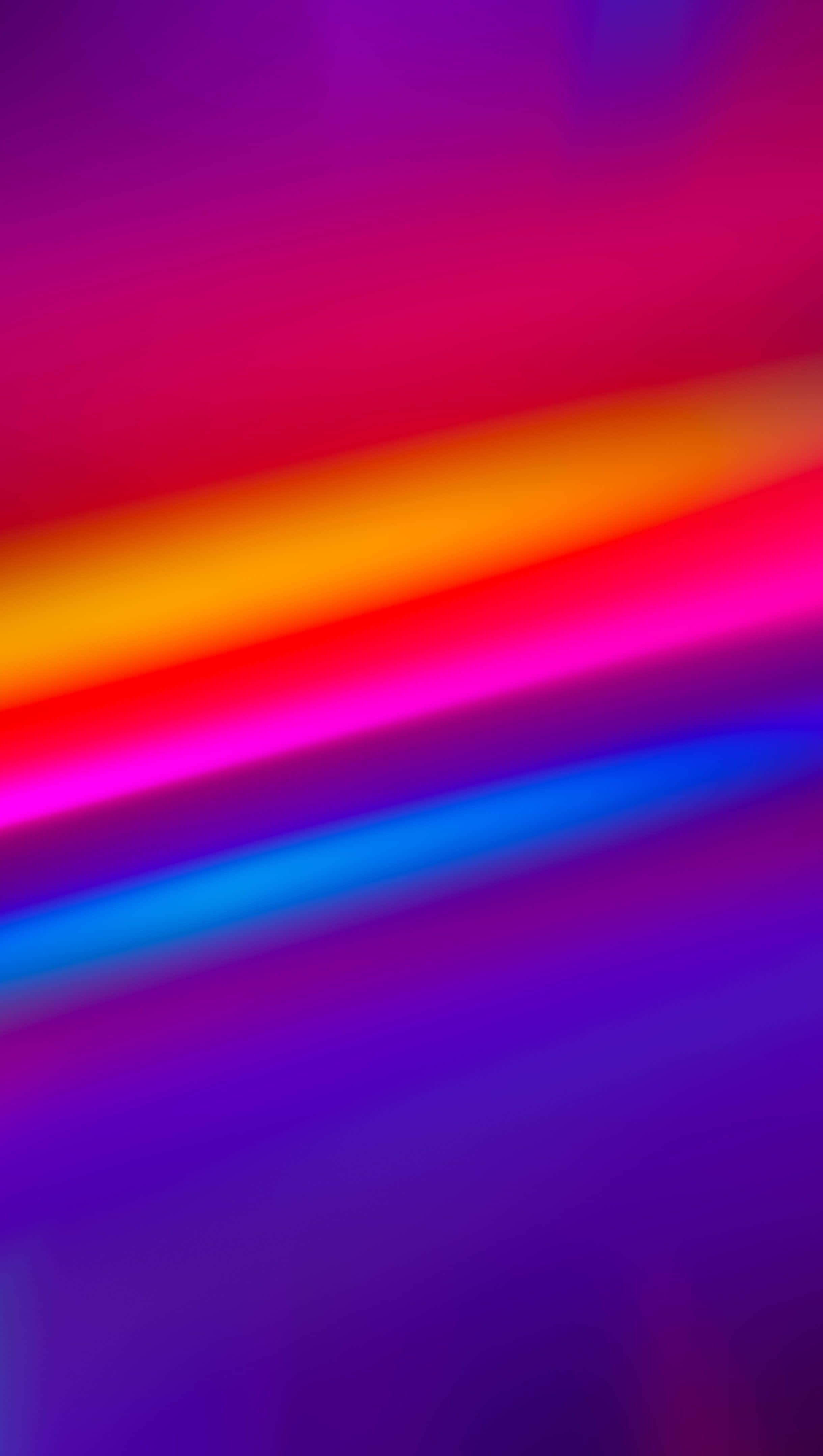 neon streaks, pink, orange, 4K Phone Wallpaper
