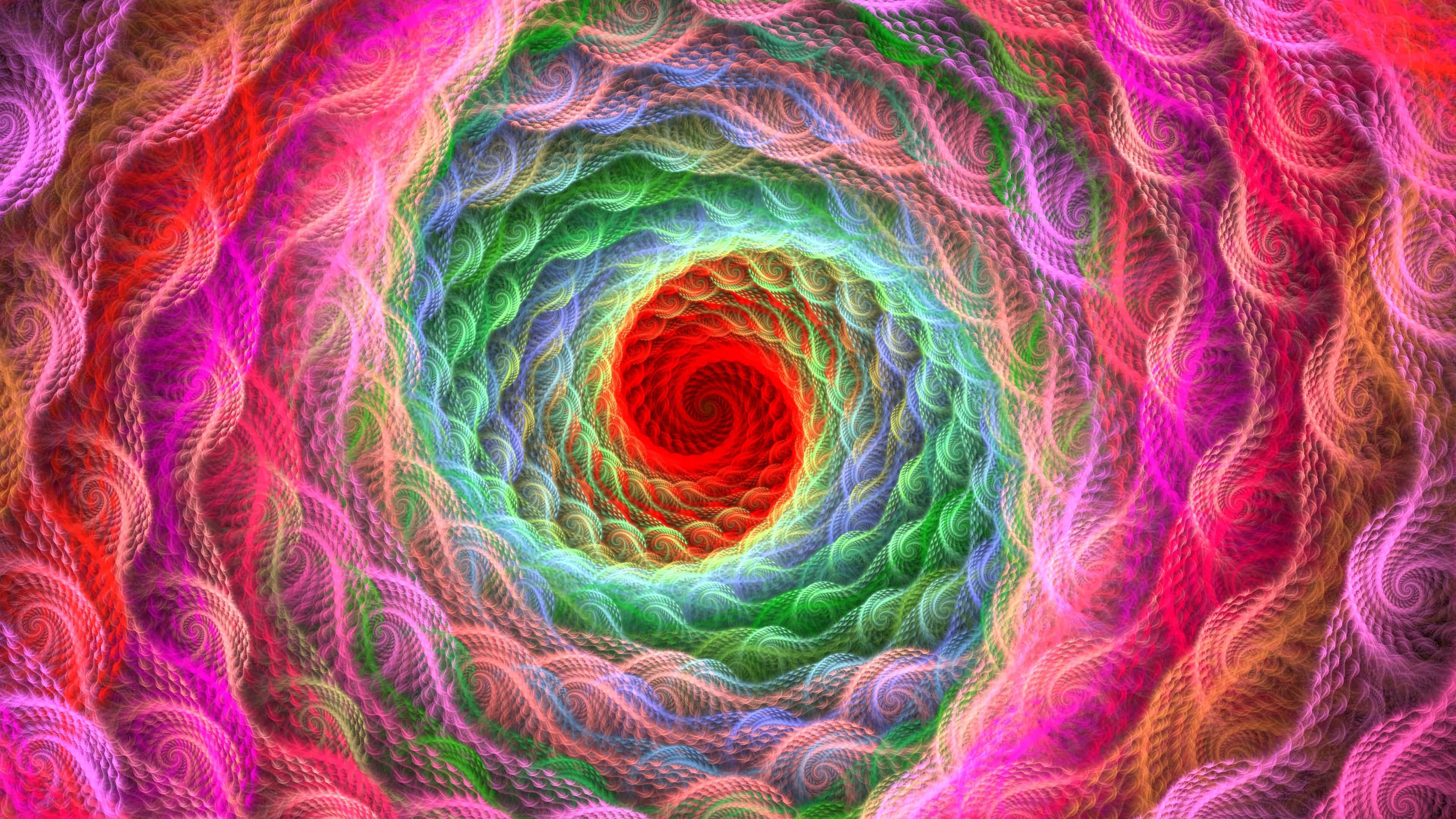 neon red, green, pink, 4K Desktop Wallpaper