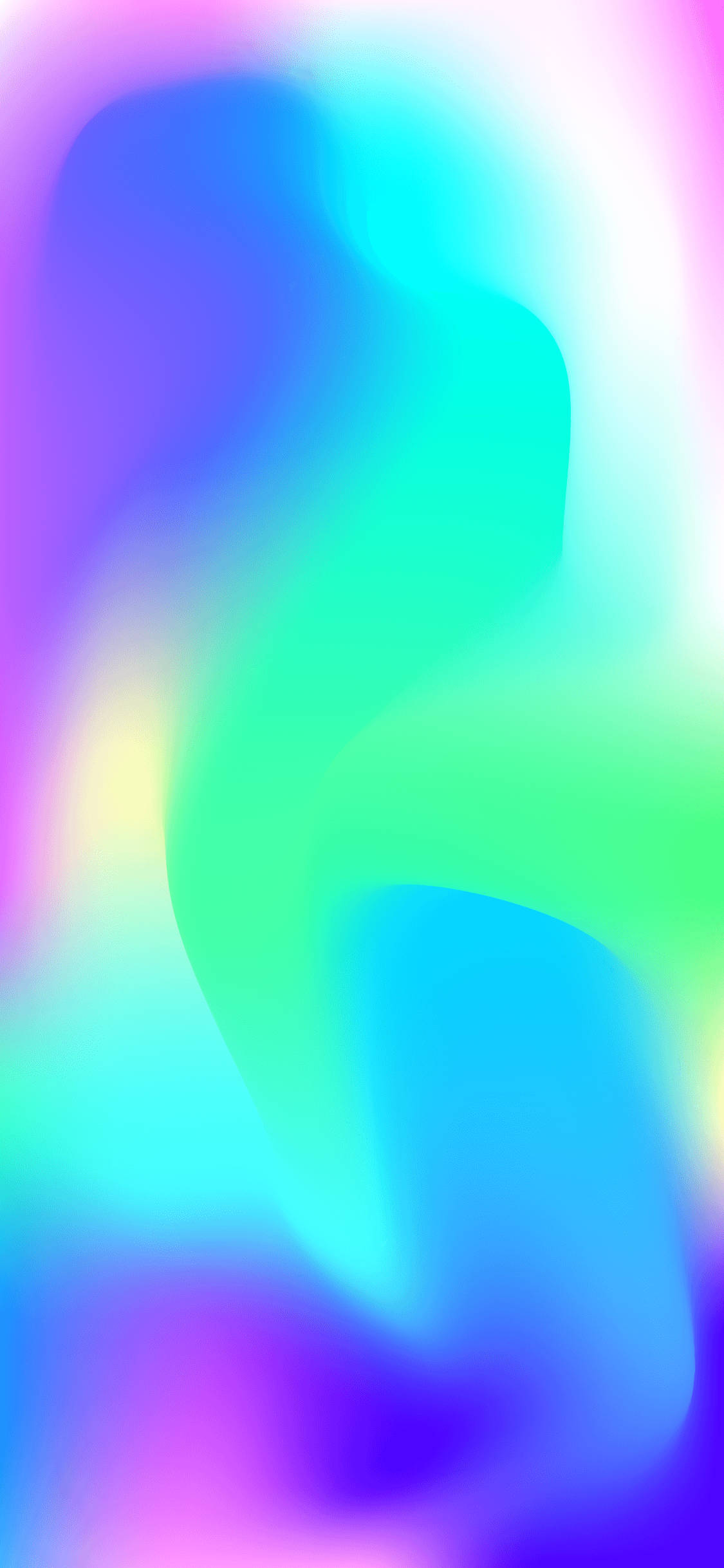 bright colorful iPhone, green blue mix, blue green, Full HD Phone Wallpaper