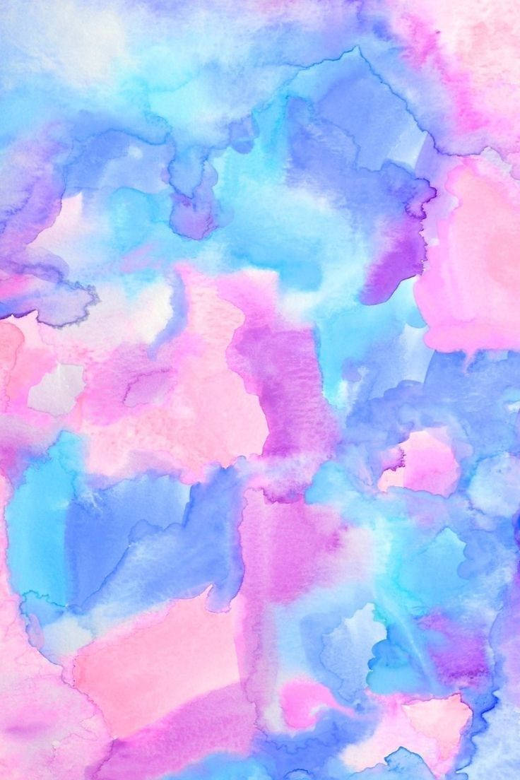 Bright iPhone, soft pinks, blues, SD Phone Wallpaper