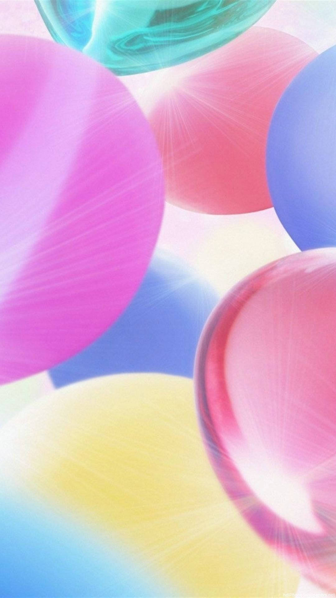 Bright iPhone, pink, blue, Full HD Phone Wallpaper