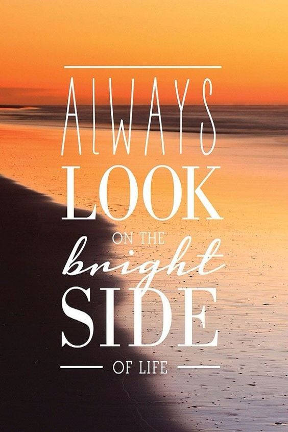 Sunset, ocean, white typography, SD Phone Wallpaper