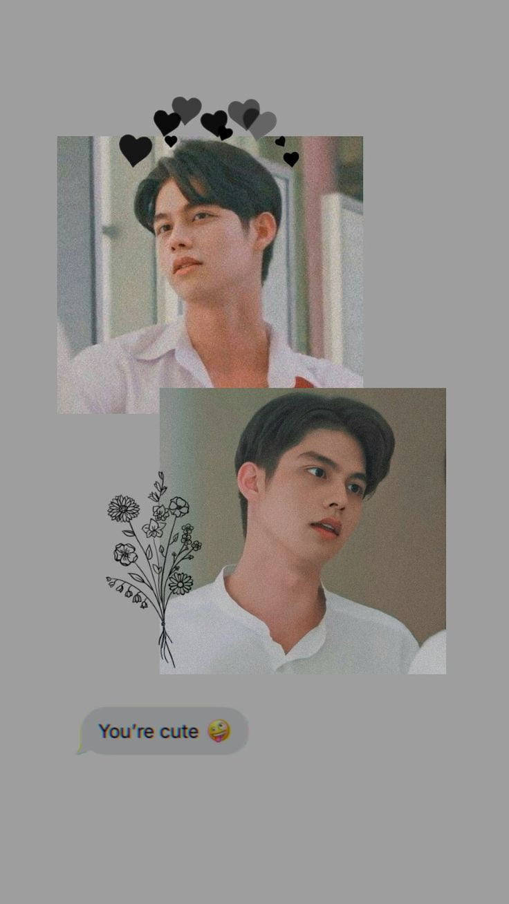 Gray Bright Vachirawit Aesthetic, white shirts, muted background, HD Phone Wallpaper