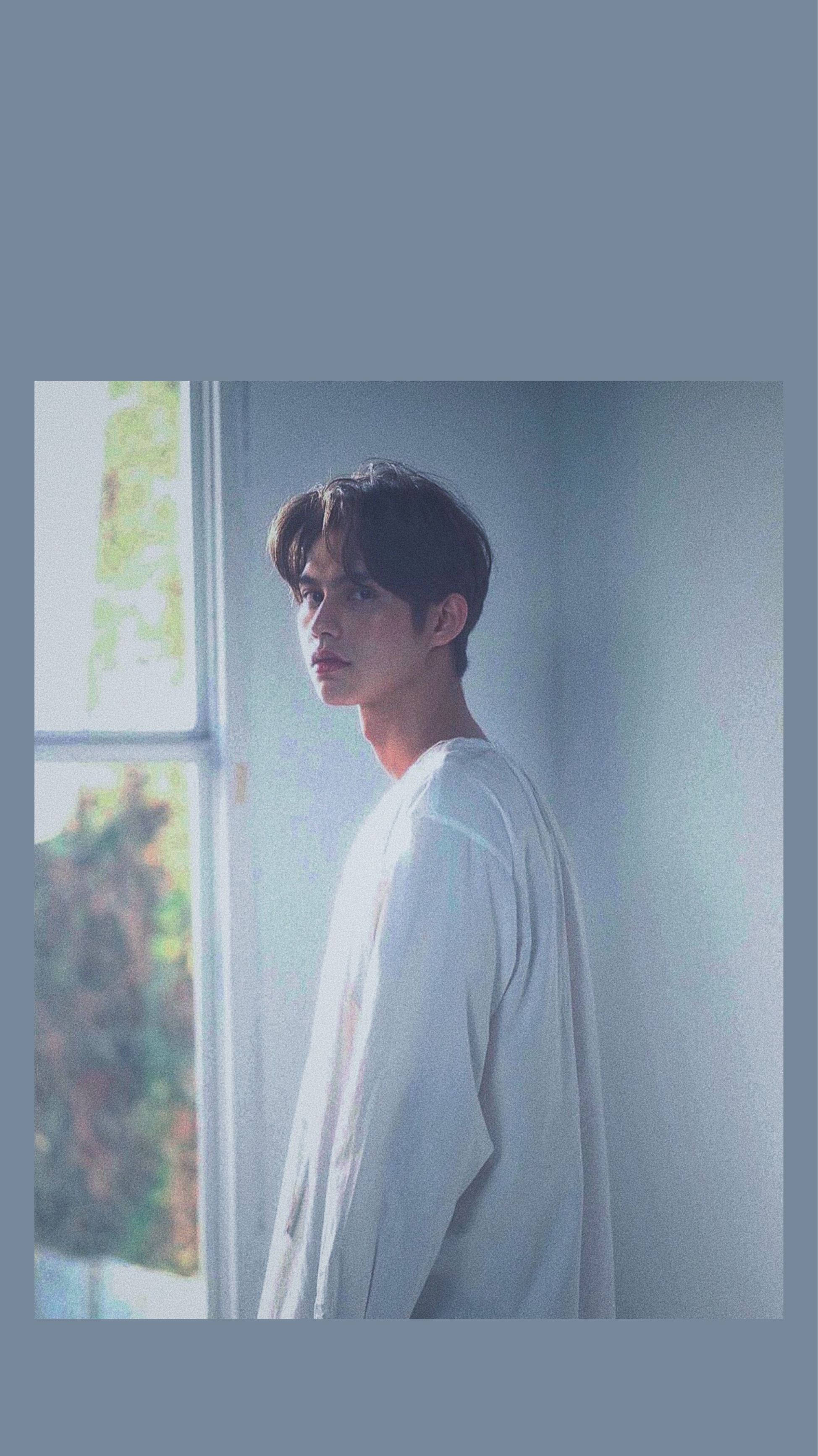 Bright Vachirawit, white shirt, window, 2K Phone Wallpaper