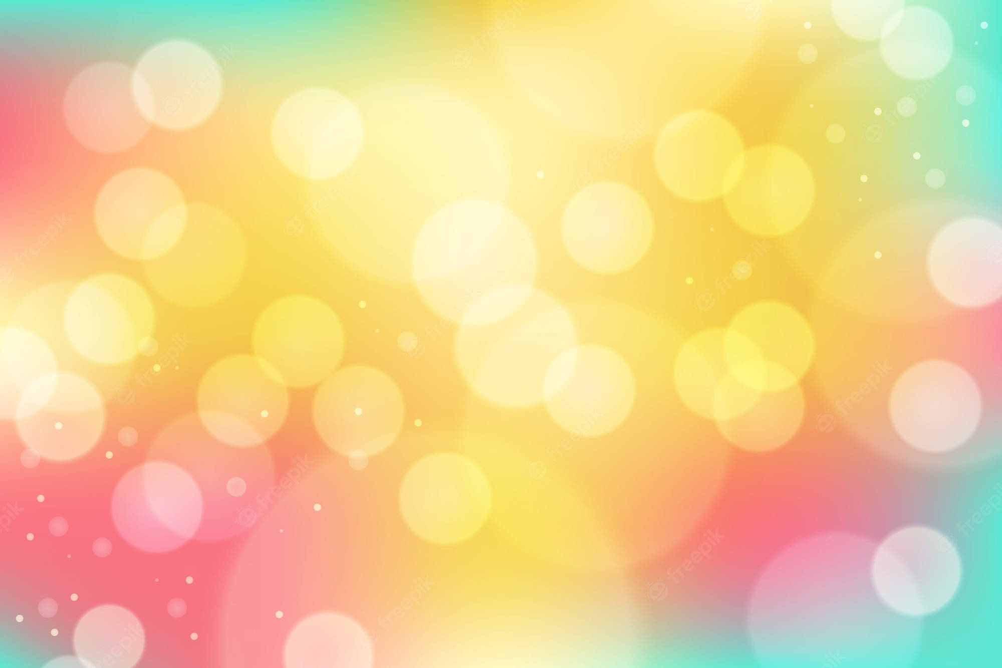 abstract colorful bright background, vibrant bokeh lights, gradient rainbow background, Full HD Desktop Wallpaper