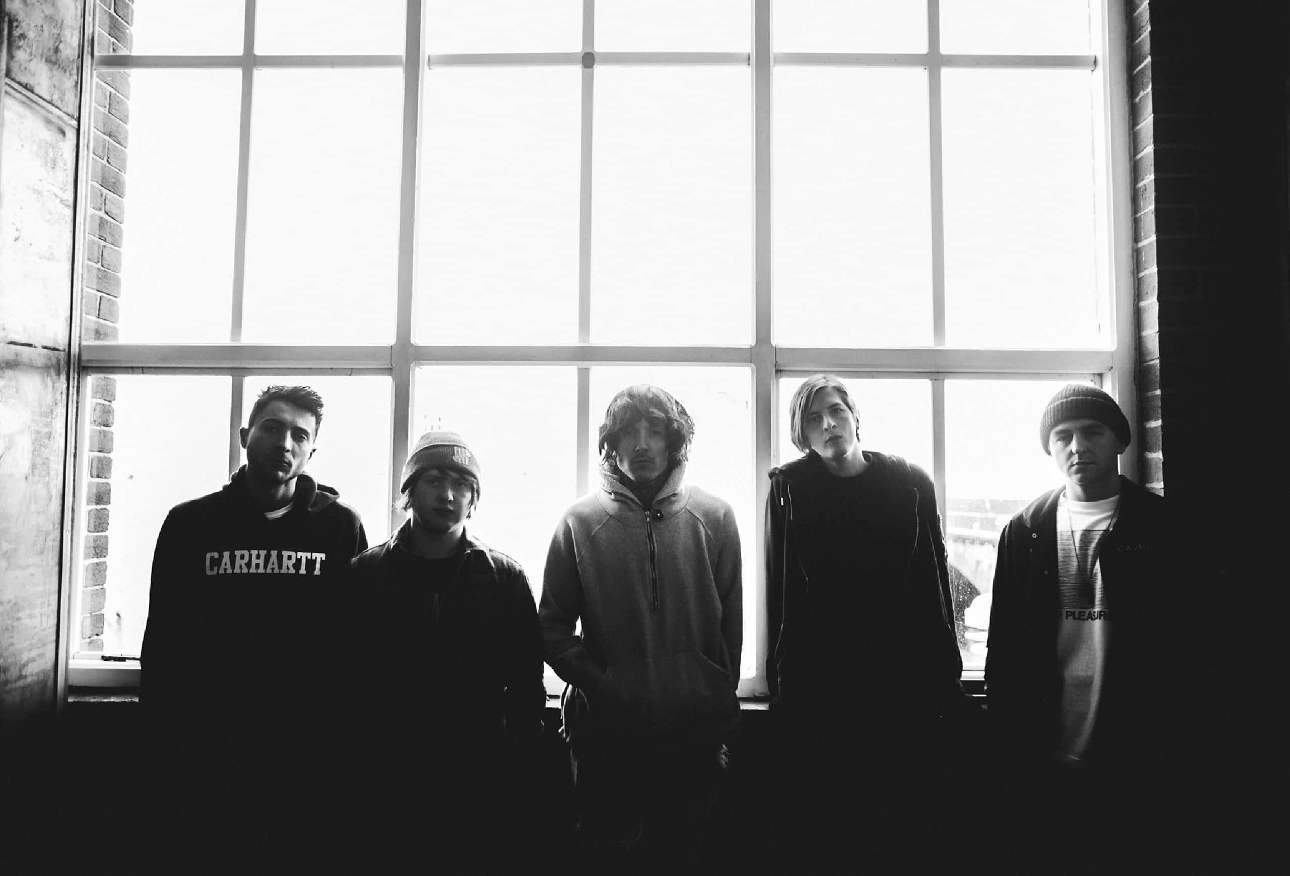 Bring Me The Horizon, band silhouette, five men, 2K Desktop Wallpaper