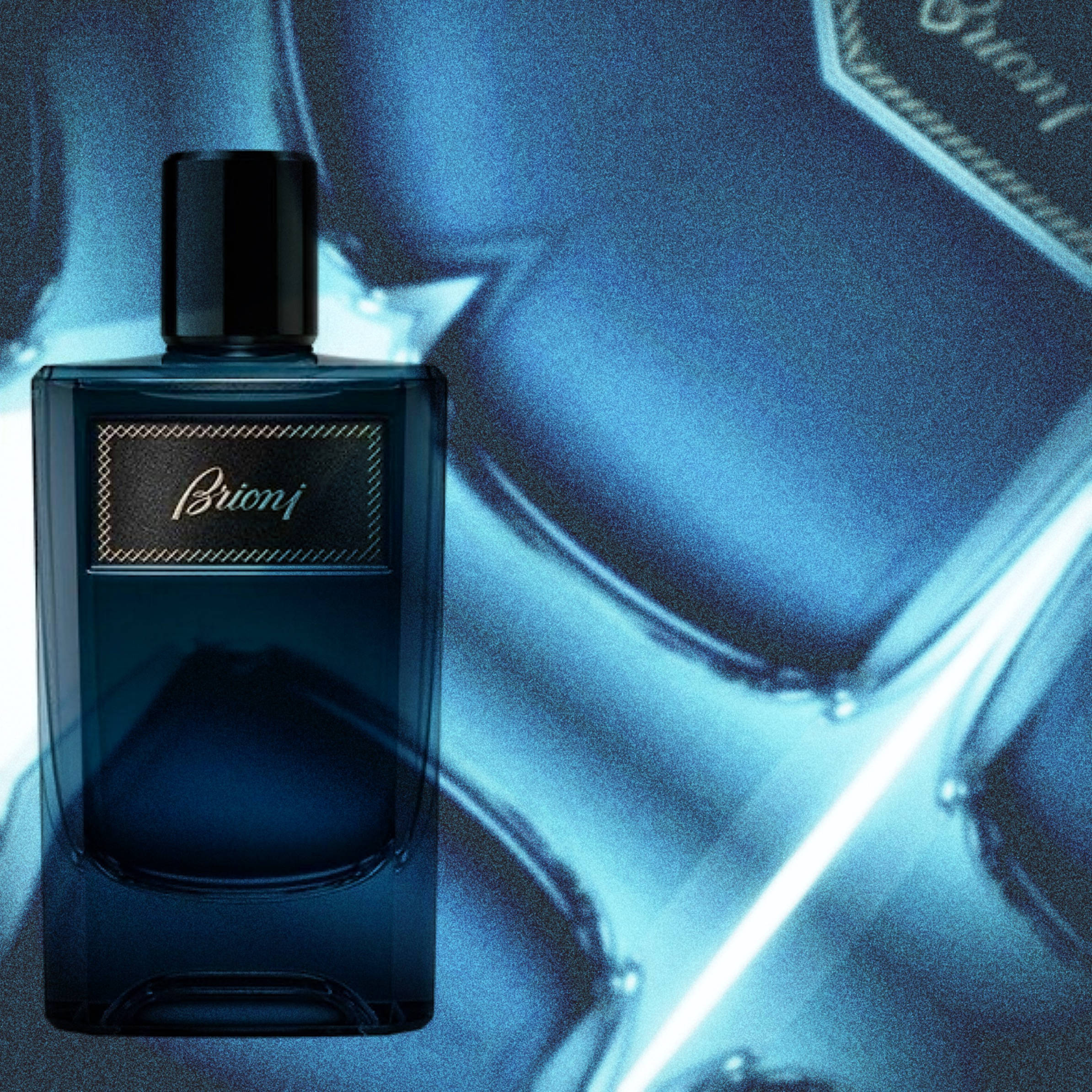 Brioni, perfume spray for men, dark blue, Full HD Desktop Wallpaper