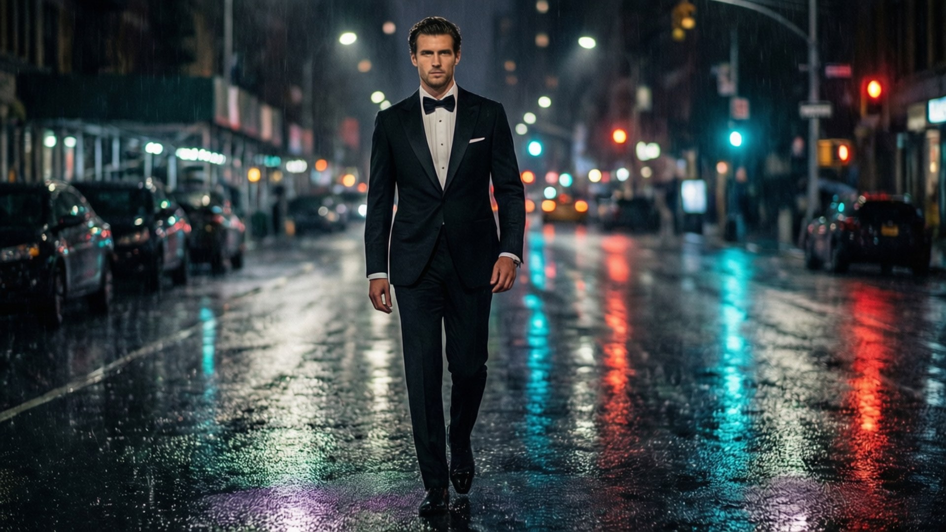 Brioni, tuxedo, night, Full HD Desktop Wallpaper