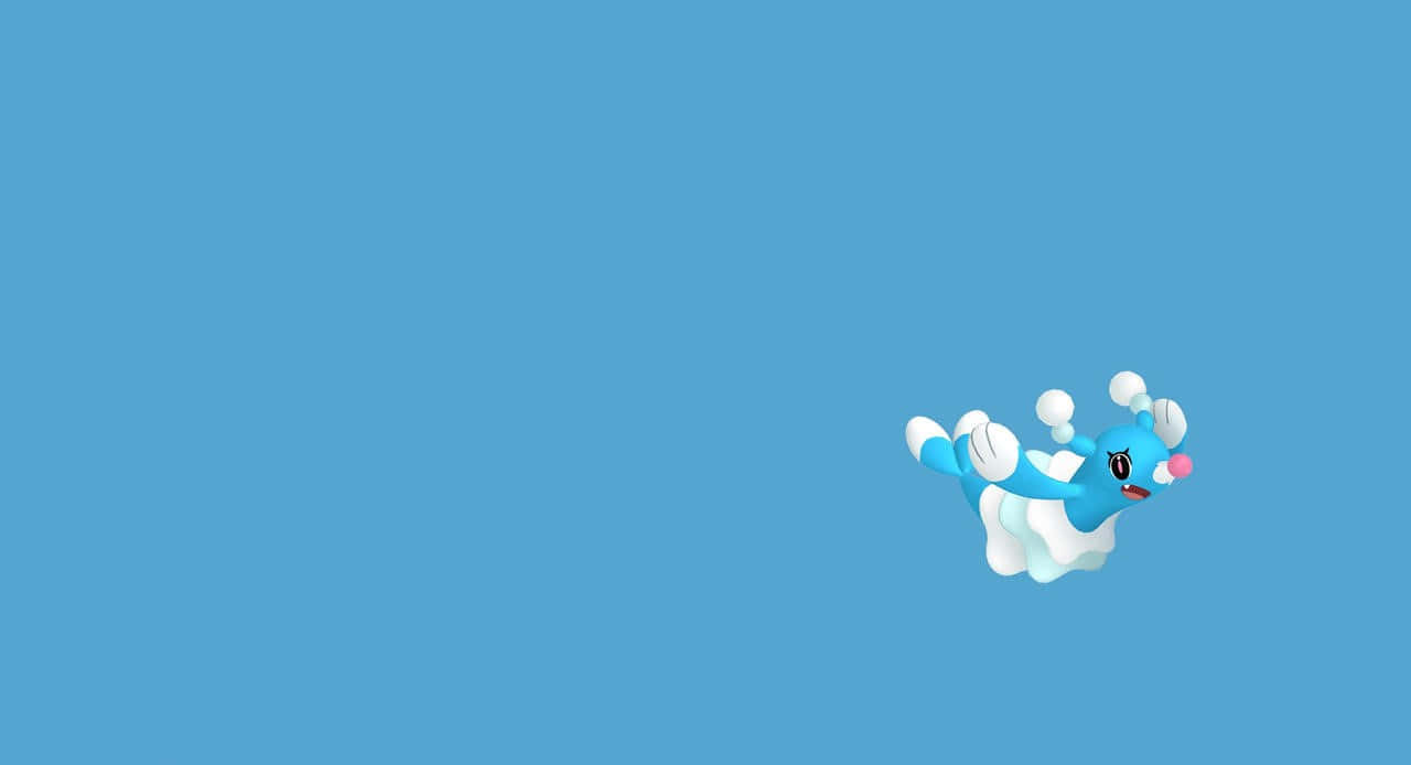 Brionne, blue, cartoon character, HD Desktop Wallpaper