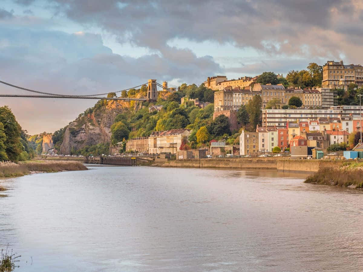 Bristol, United Kingdom, river, SD Desktop Wallpaper