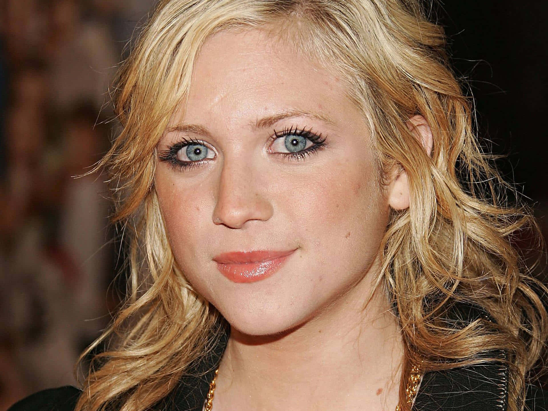 Brittany Snow, blonde woman, striking blue eyes, Full HD Desktop Wallpaper