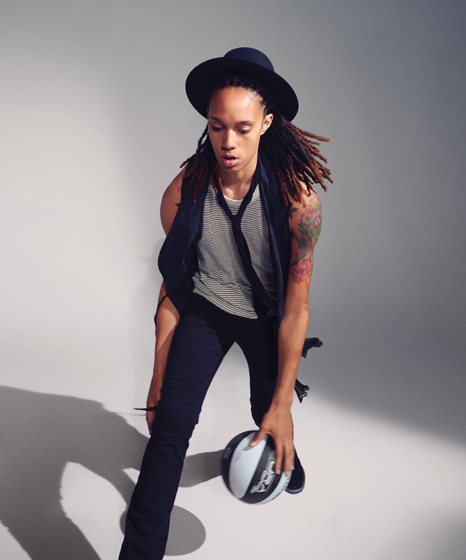 Brittney Griner, basketball, dreadlocks, Full HD Phone Wallpaper