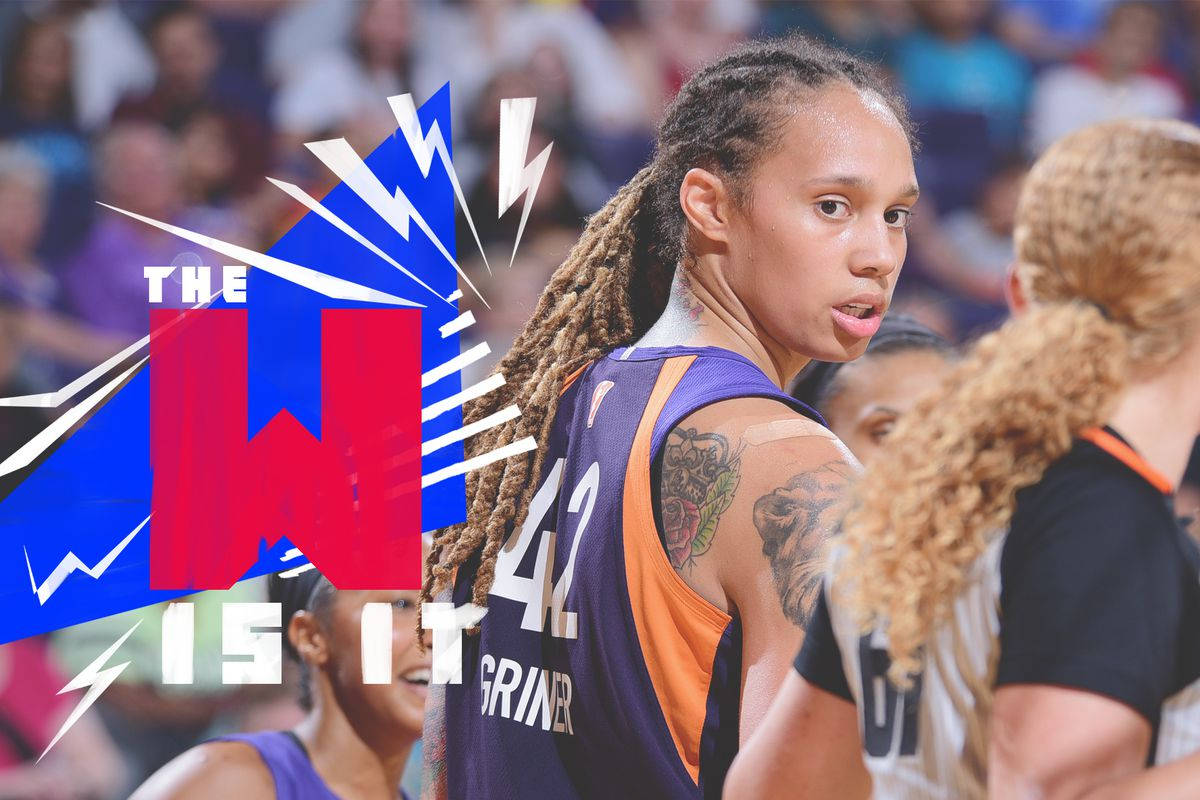 Brittney Griner, basketball player, braided hair, SD Desktop Wallpaper