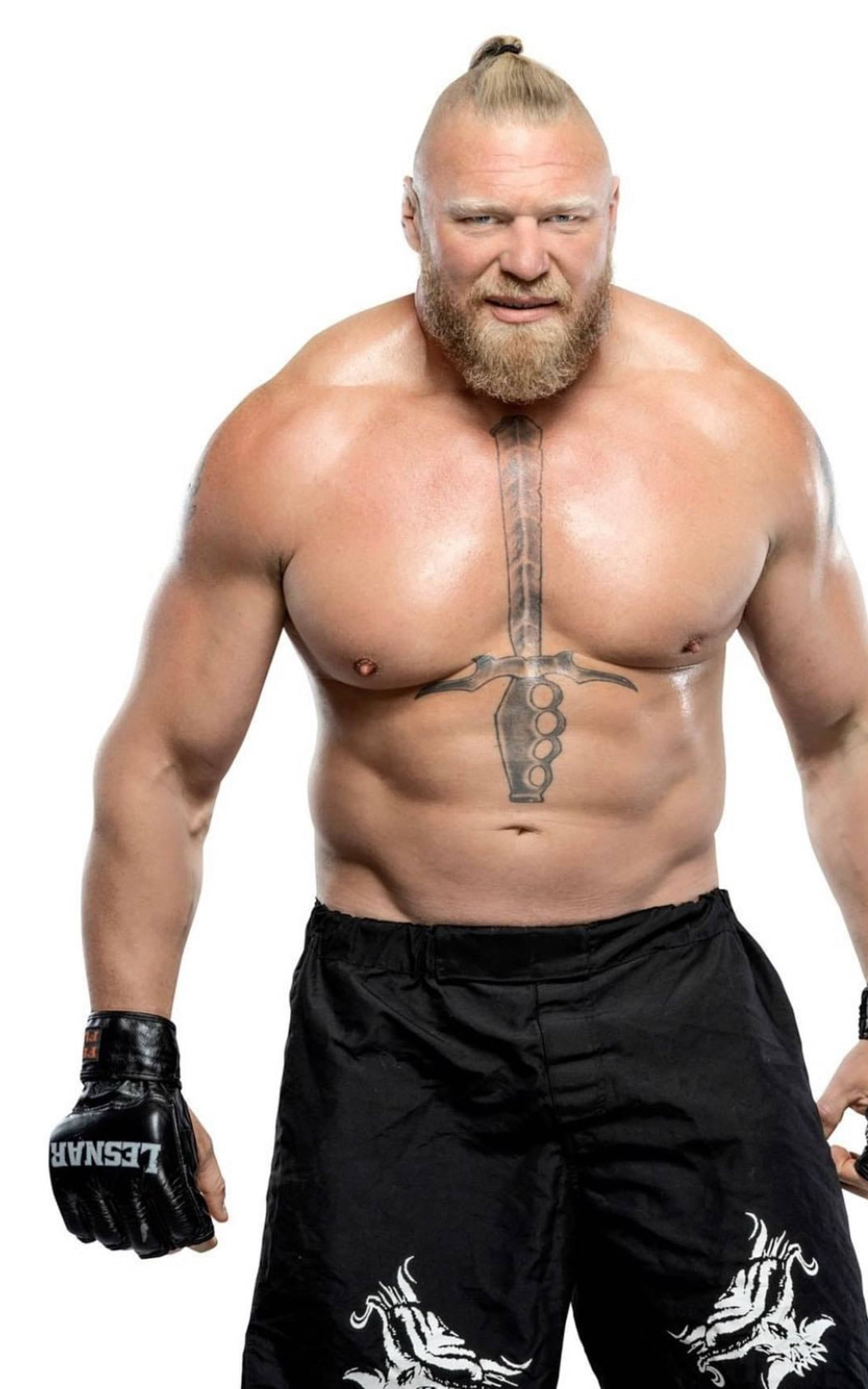 Brock Lesnar, ripped muscles, beard, 2K Phone Wallpaper