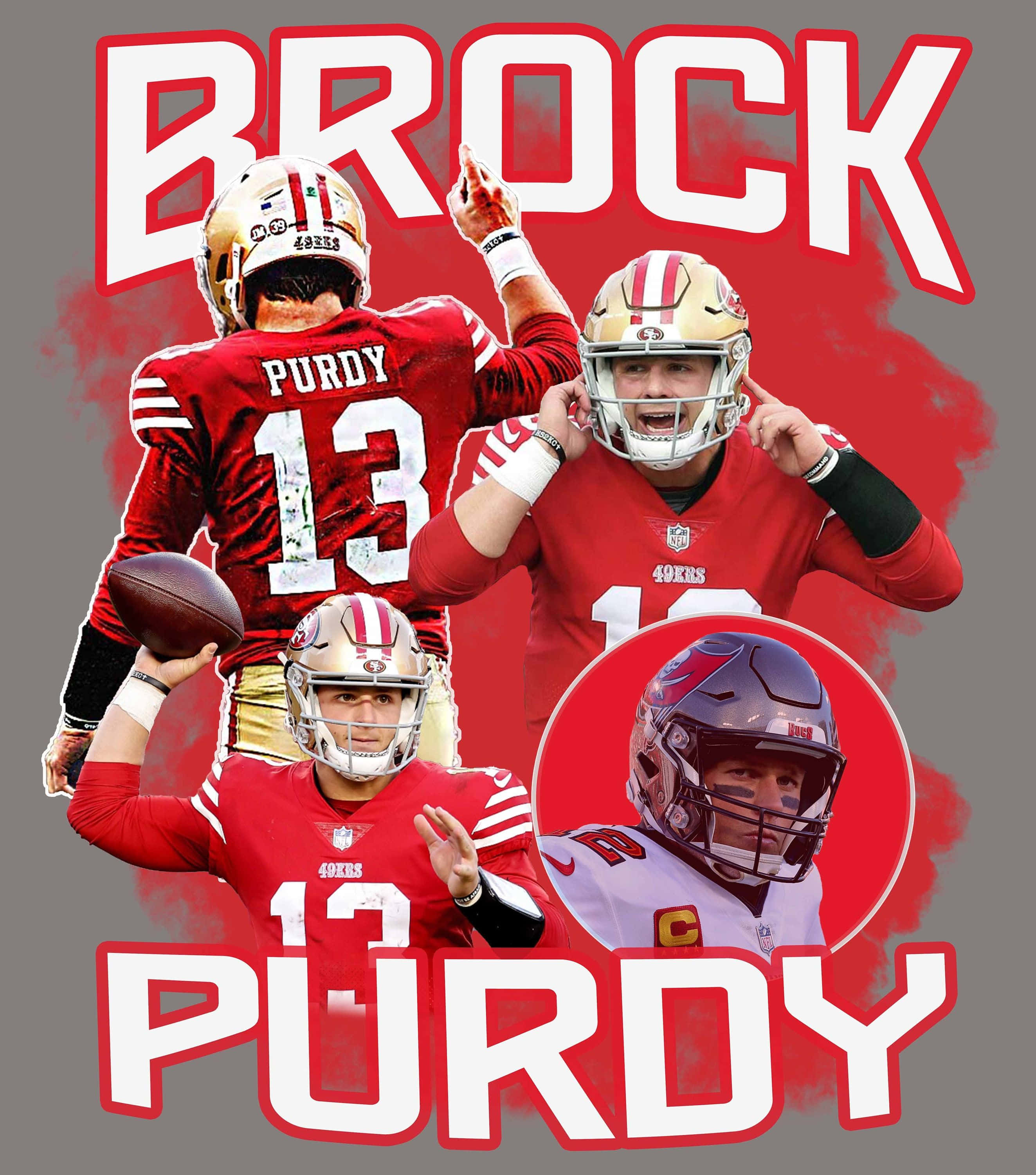 Brock Purdy, 49ers, red 49ers gear, 2K Phone Wallpaper
