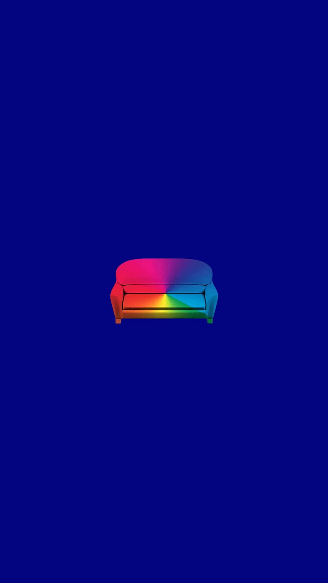 Brockhampton, rainbow gradient, royal blue background, Full HD Phone Wallpaper