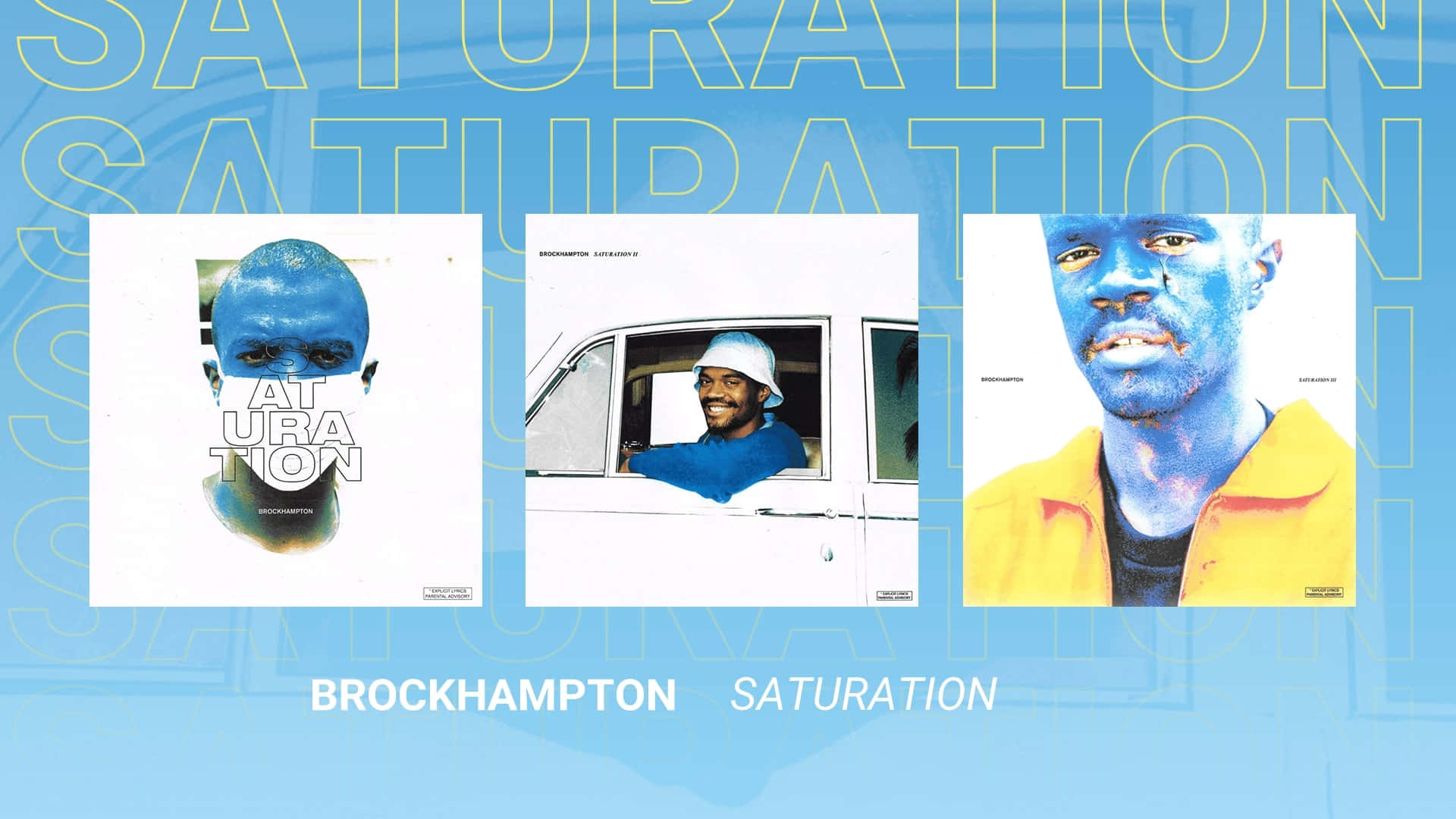 Brockhampton, blue skin, yellow jacket, Full HD Desktop Wallpaper