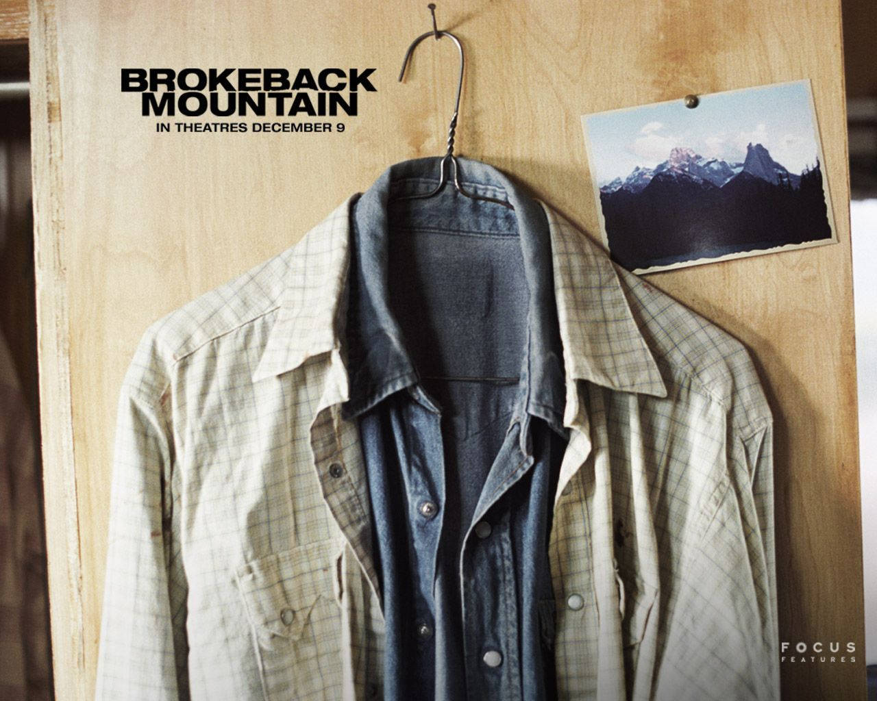 Brokeback Mountain, plaid shirt, mountain photo, HD Desktop Wallpaper