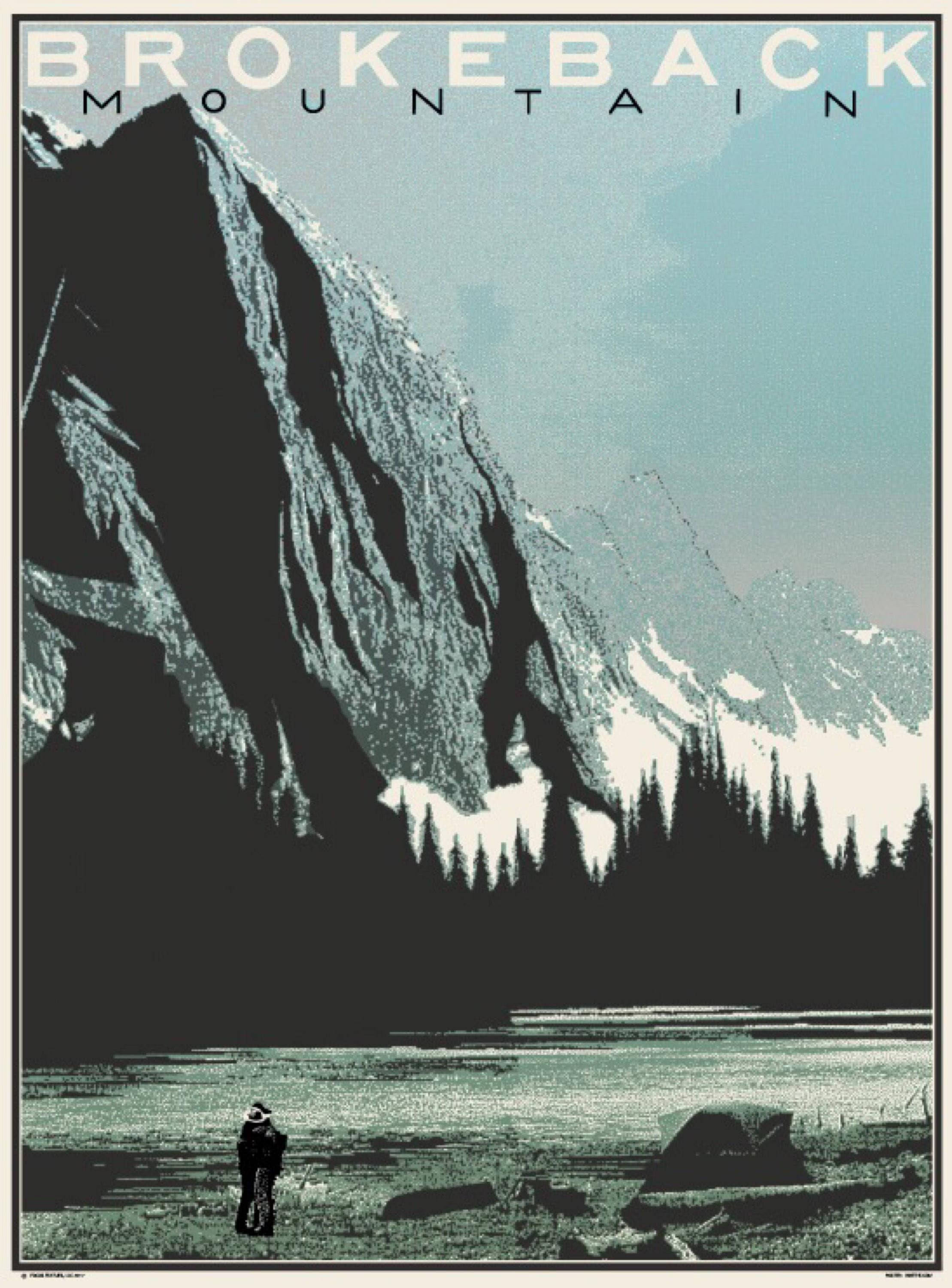 Brokeback Mountain, tall mountain range, pale sky, 2K Phone Wallpaper